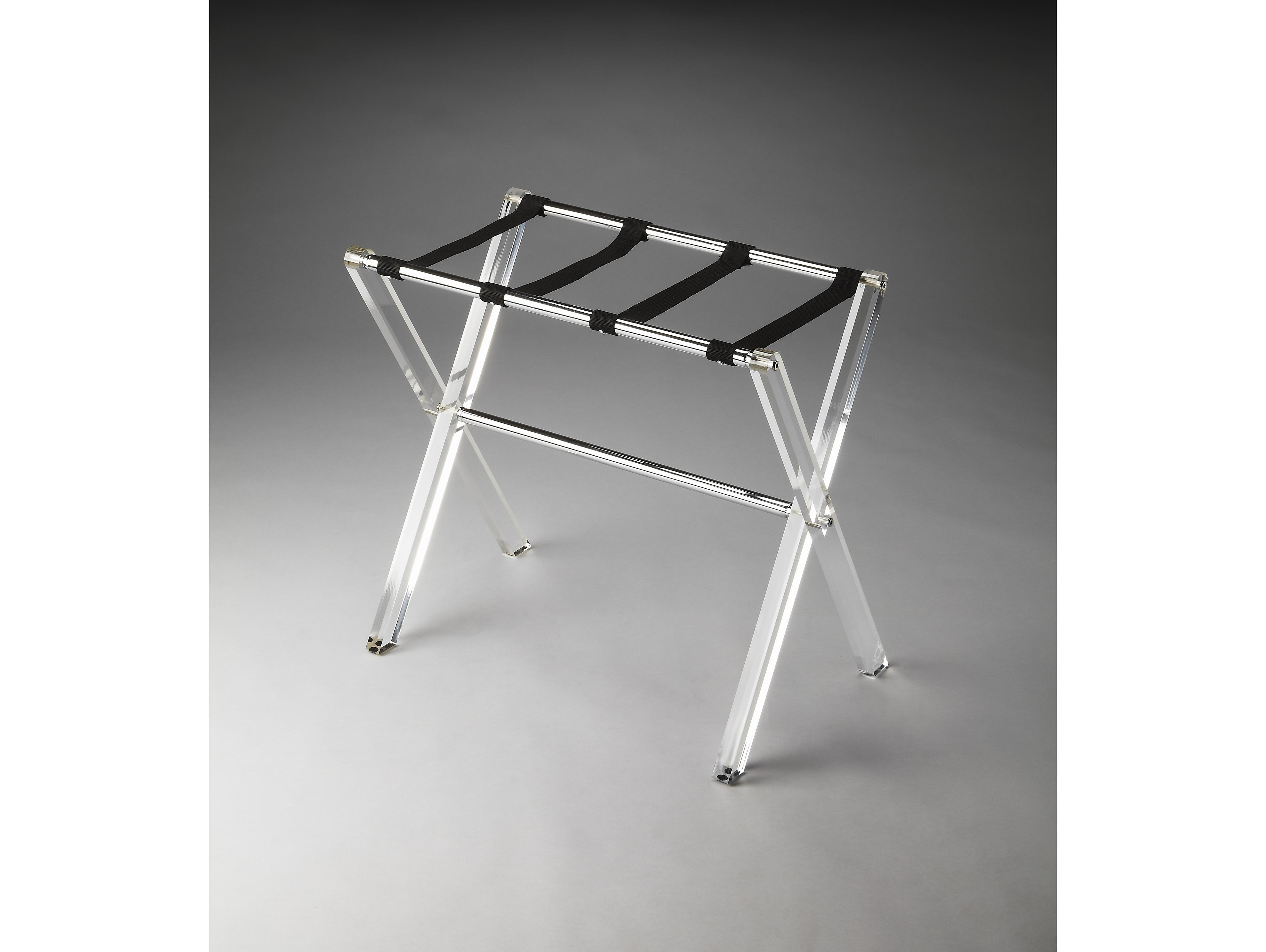 Butler Crystal Clear Luggage Rack