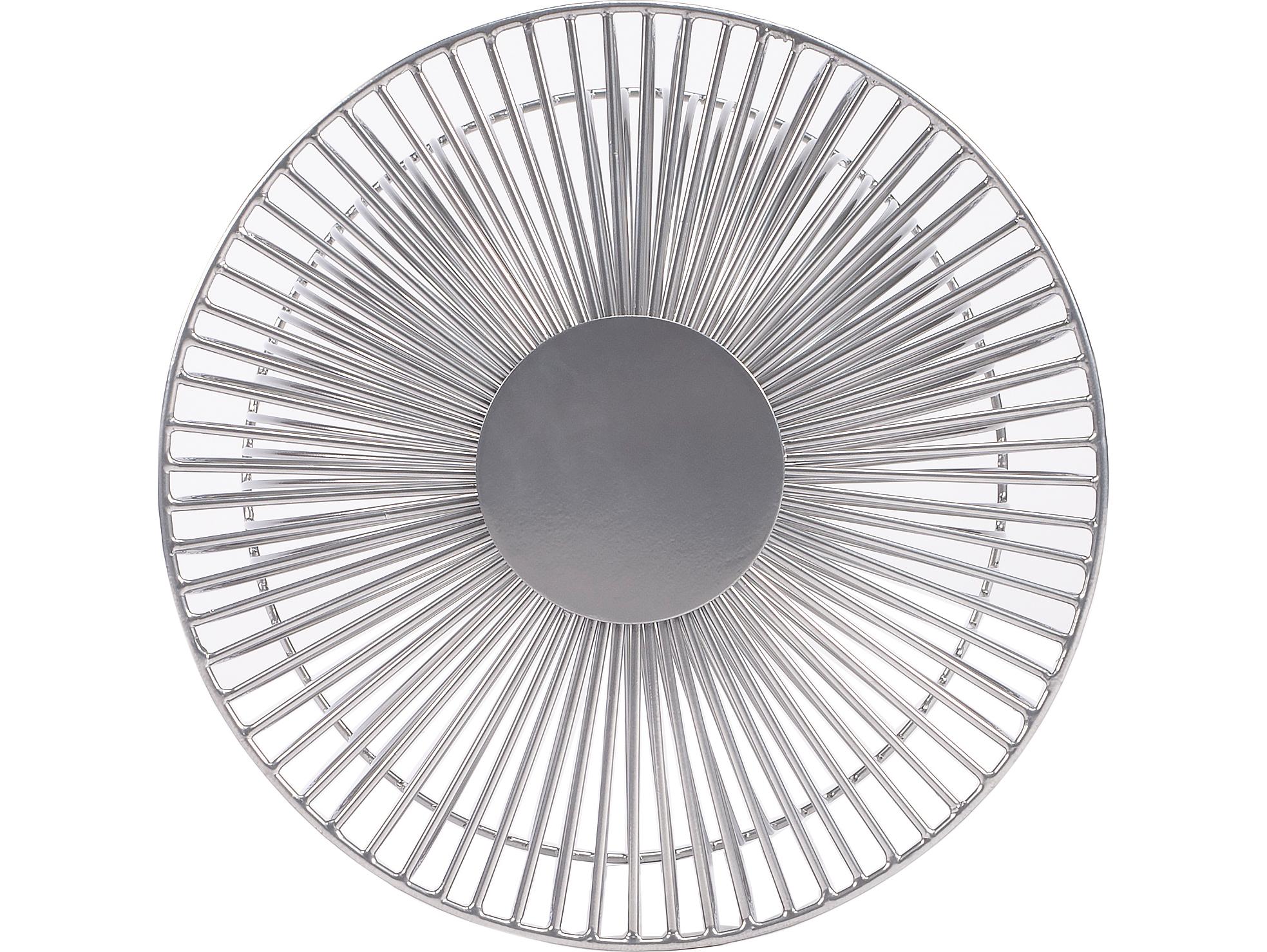 Butler Nicholas Round Metal Nickel Plated End Table