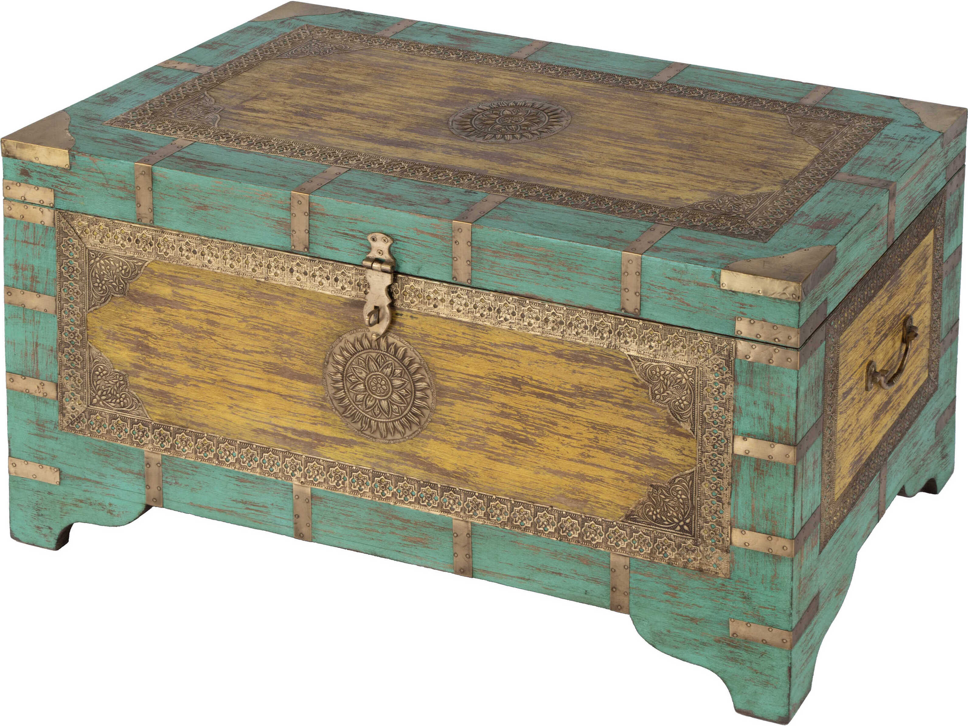 Butler Nador Rectangular Wood Artifacts Coffee Table