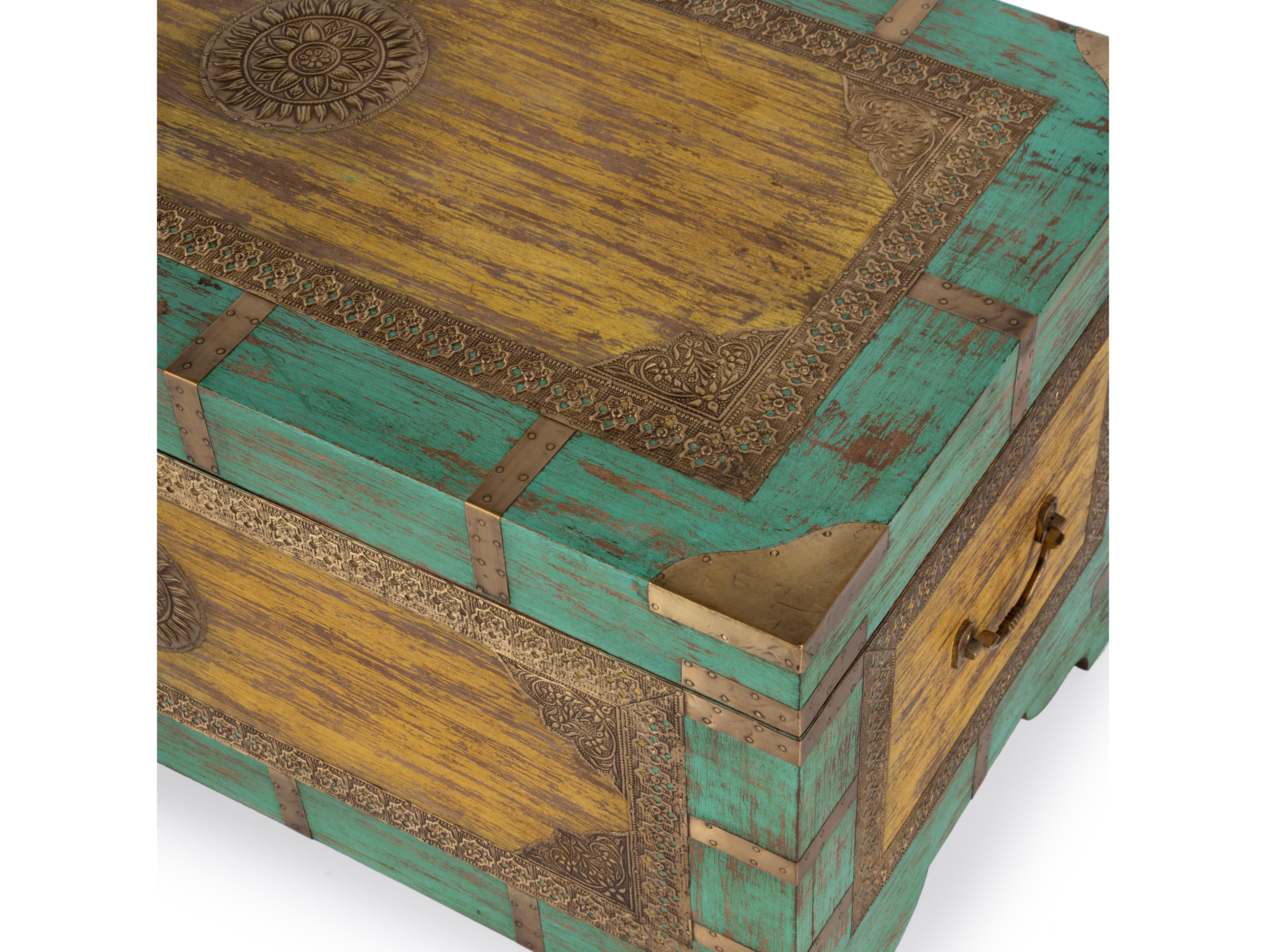 Butler Nador Rectangular Wood Artifacts Coffee Table