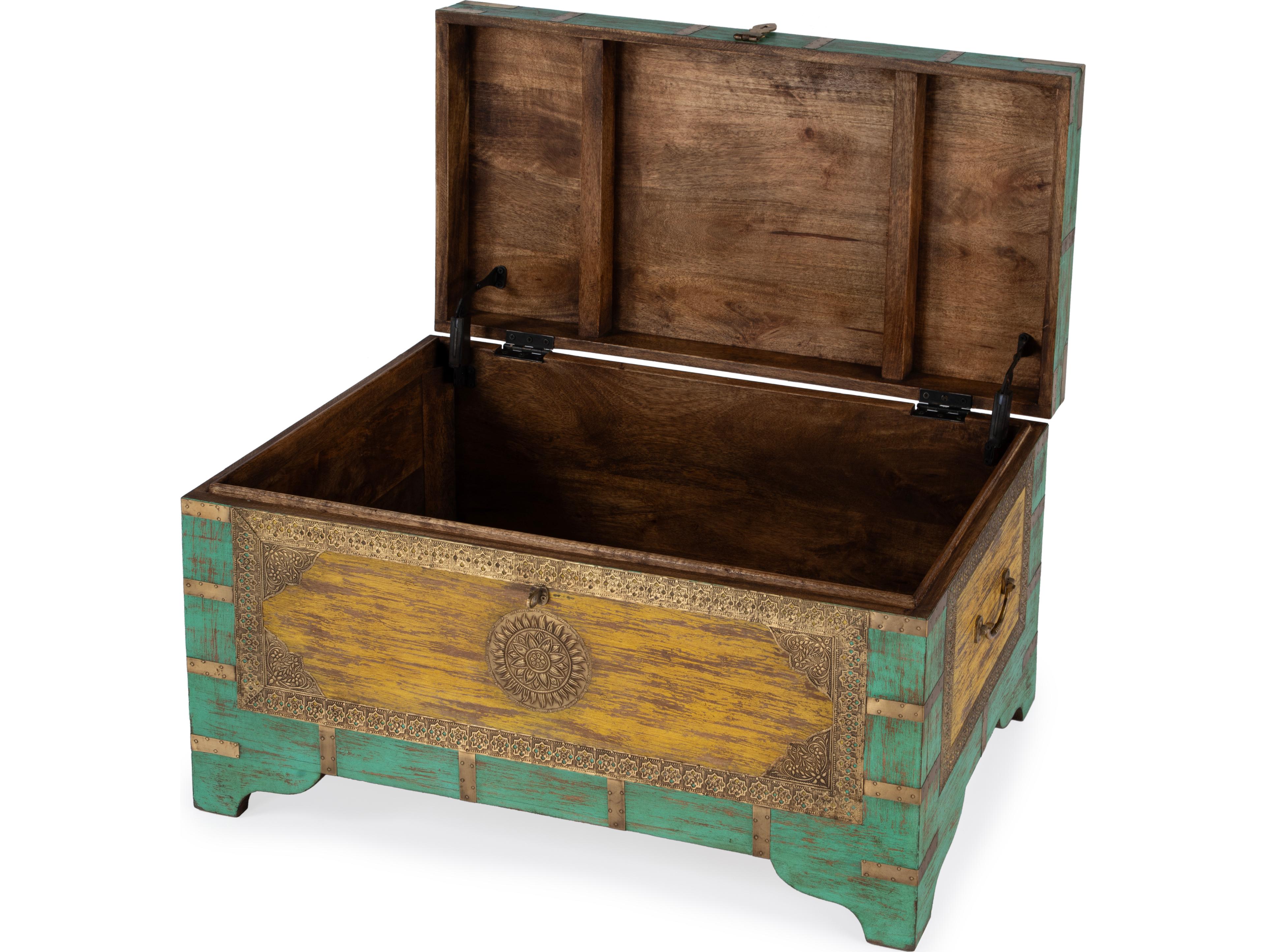 Butler Nador Rectangular Wood Artifacts Coffee Table