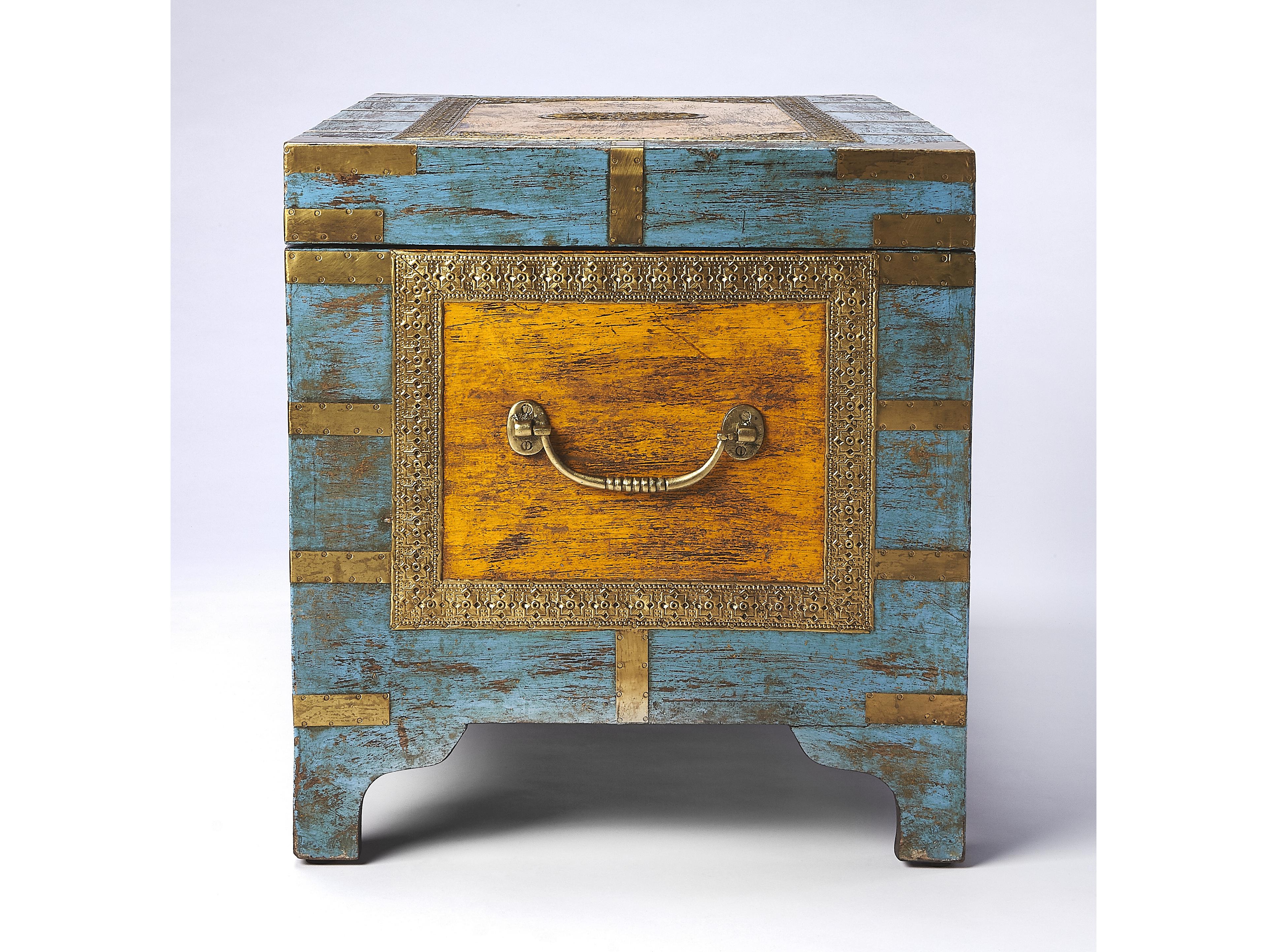 Butler Nador Rectangular Wood Artifacts Coffee Table