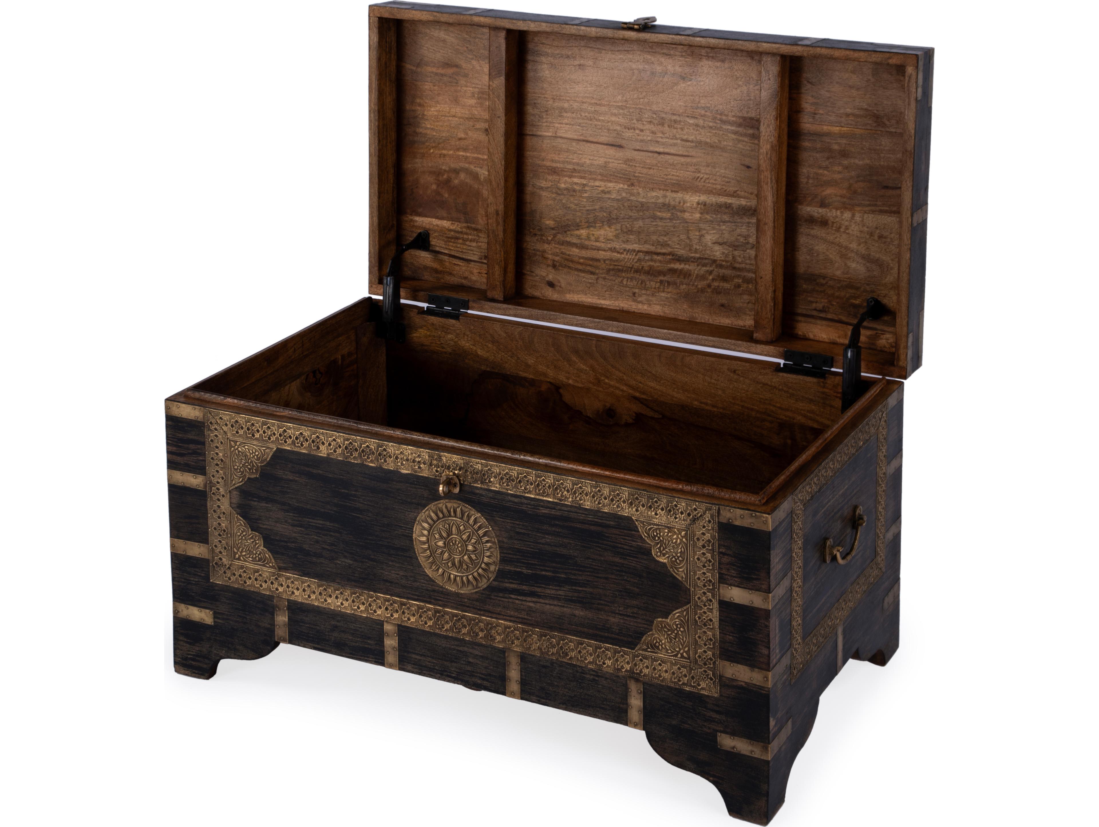 Butler Nador Rectangular Wood Antique Coffee Table