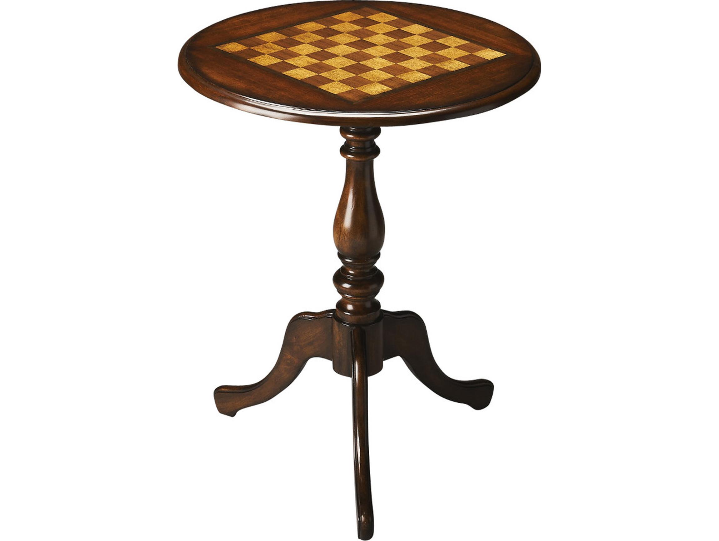 Butler Colbert Brown Maple Wood Cherry Game Table