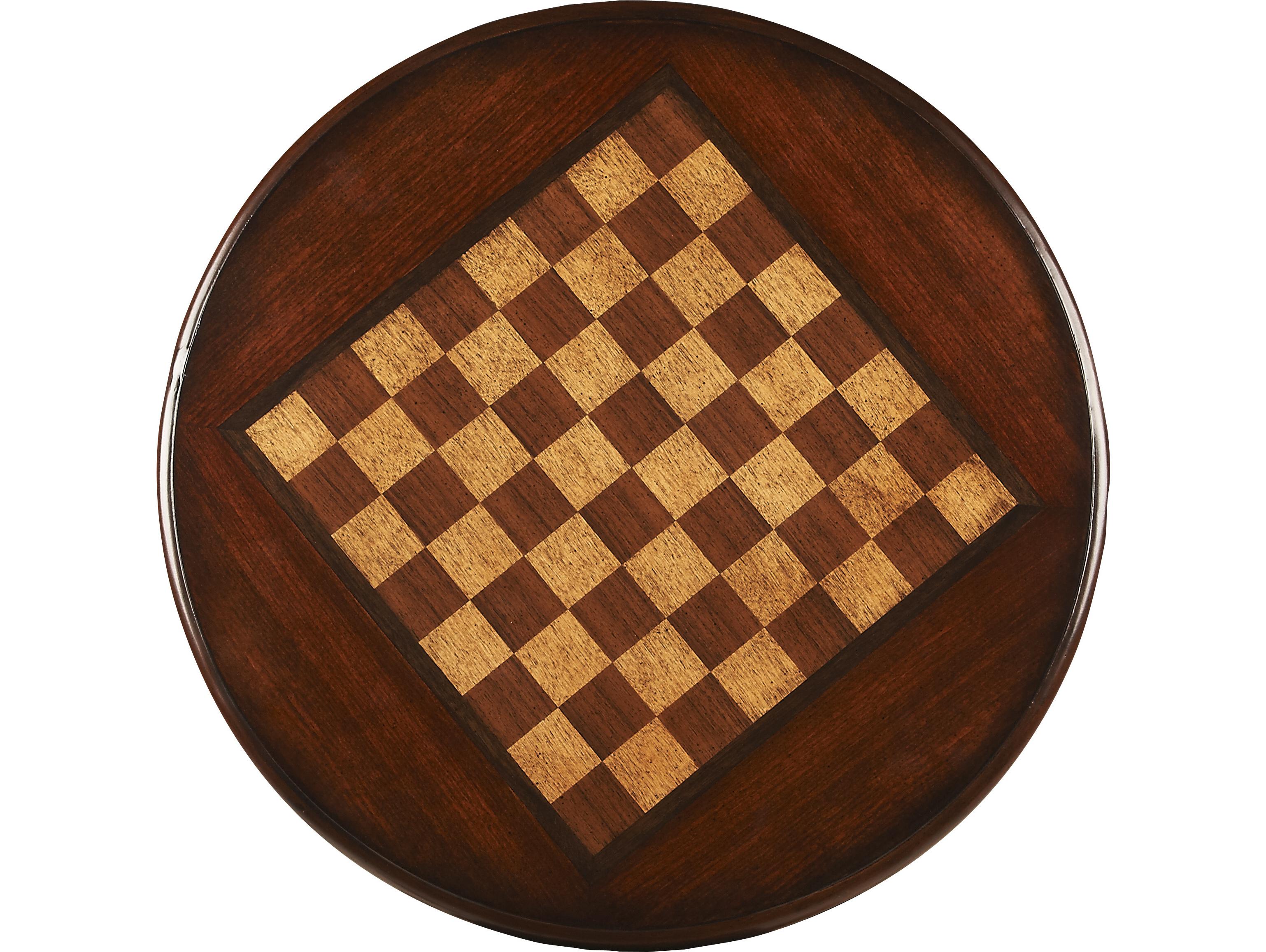 Butler Colbert Brown Maple Wood Cherry Game Table