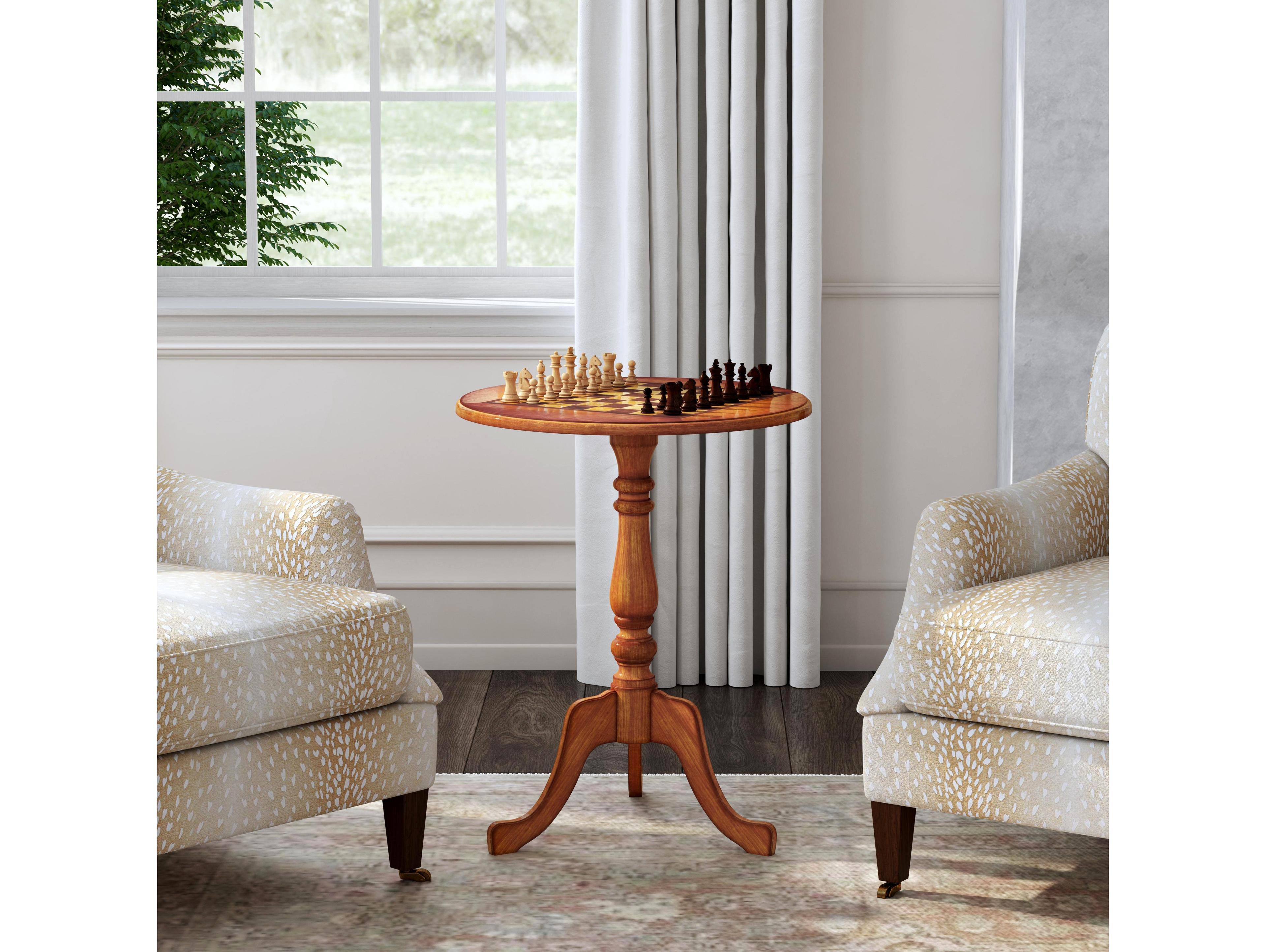 Butler Colbert Brown Maple Wood Olive Ash Game Table