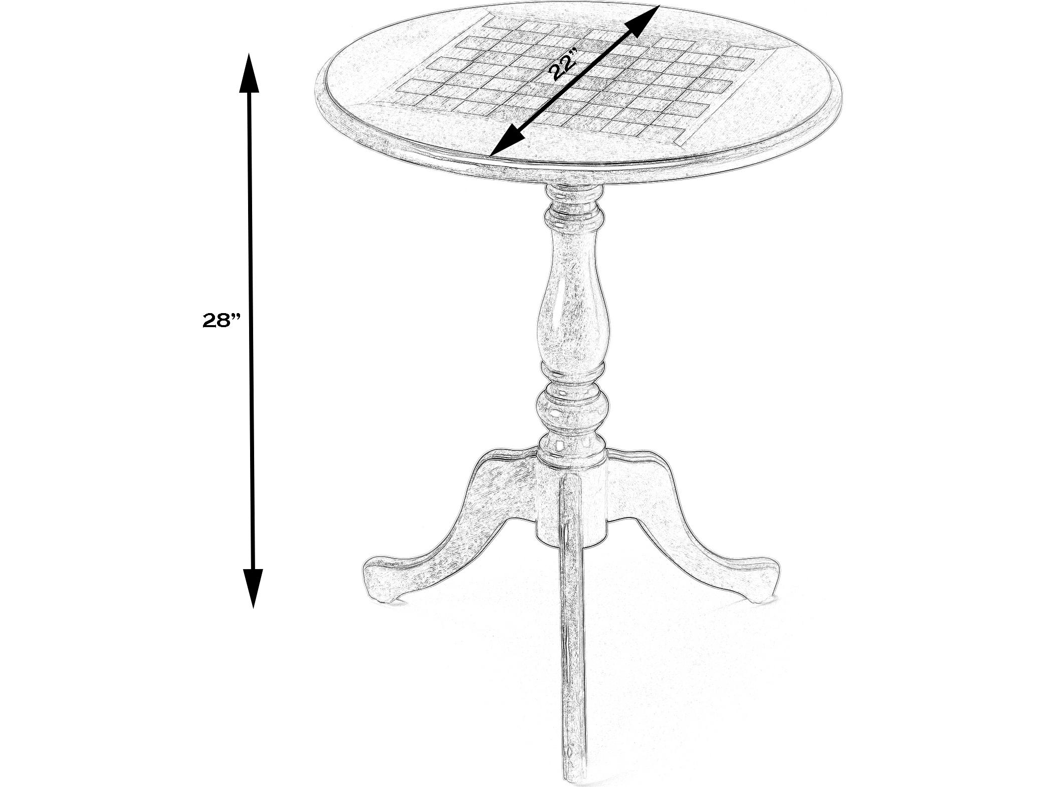 Butler Colbert Maple Wood Royal Pastel Green Game Table