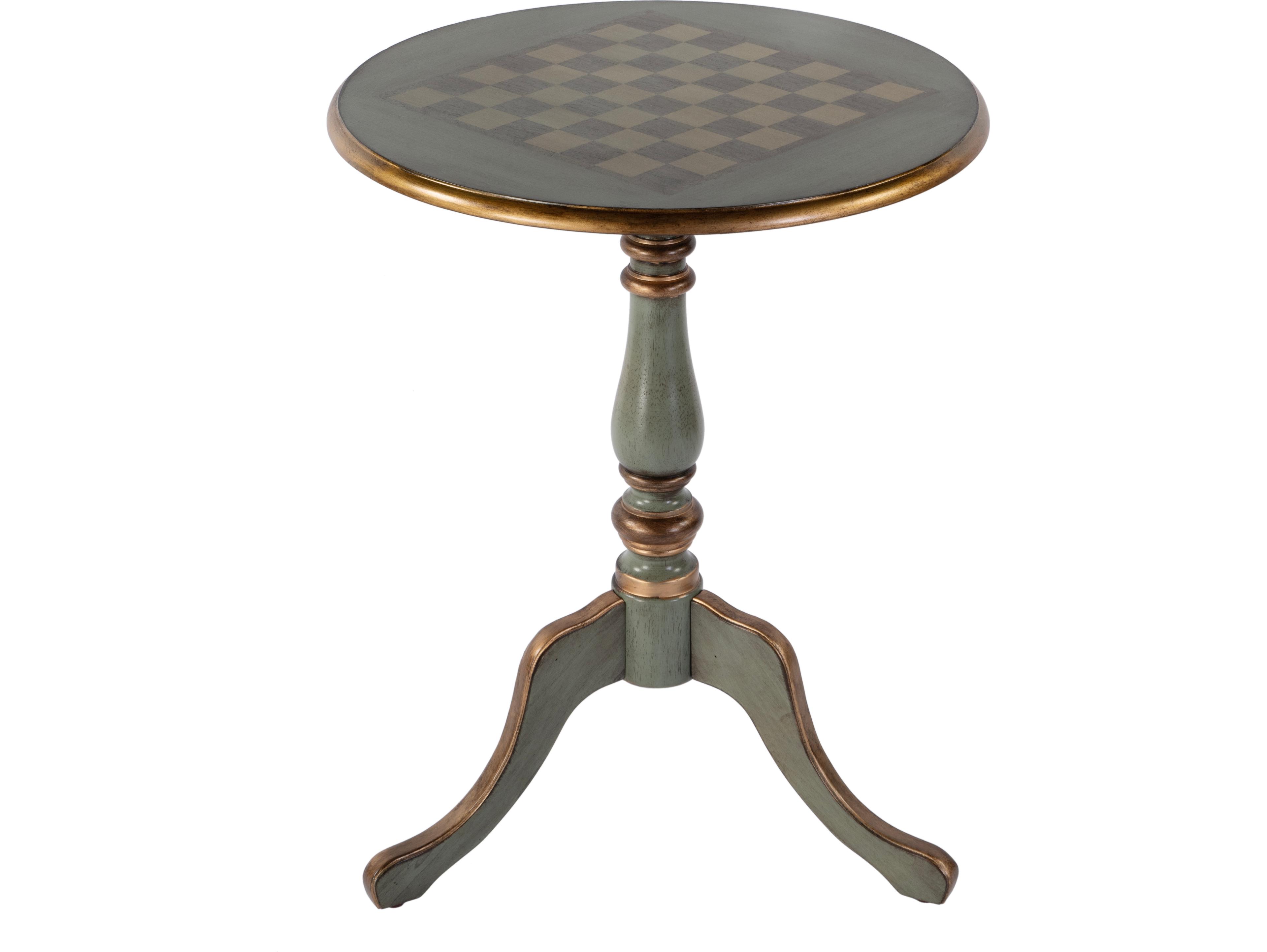 Butler Colbert Maple Wood Royal Pastel Green Game Table