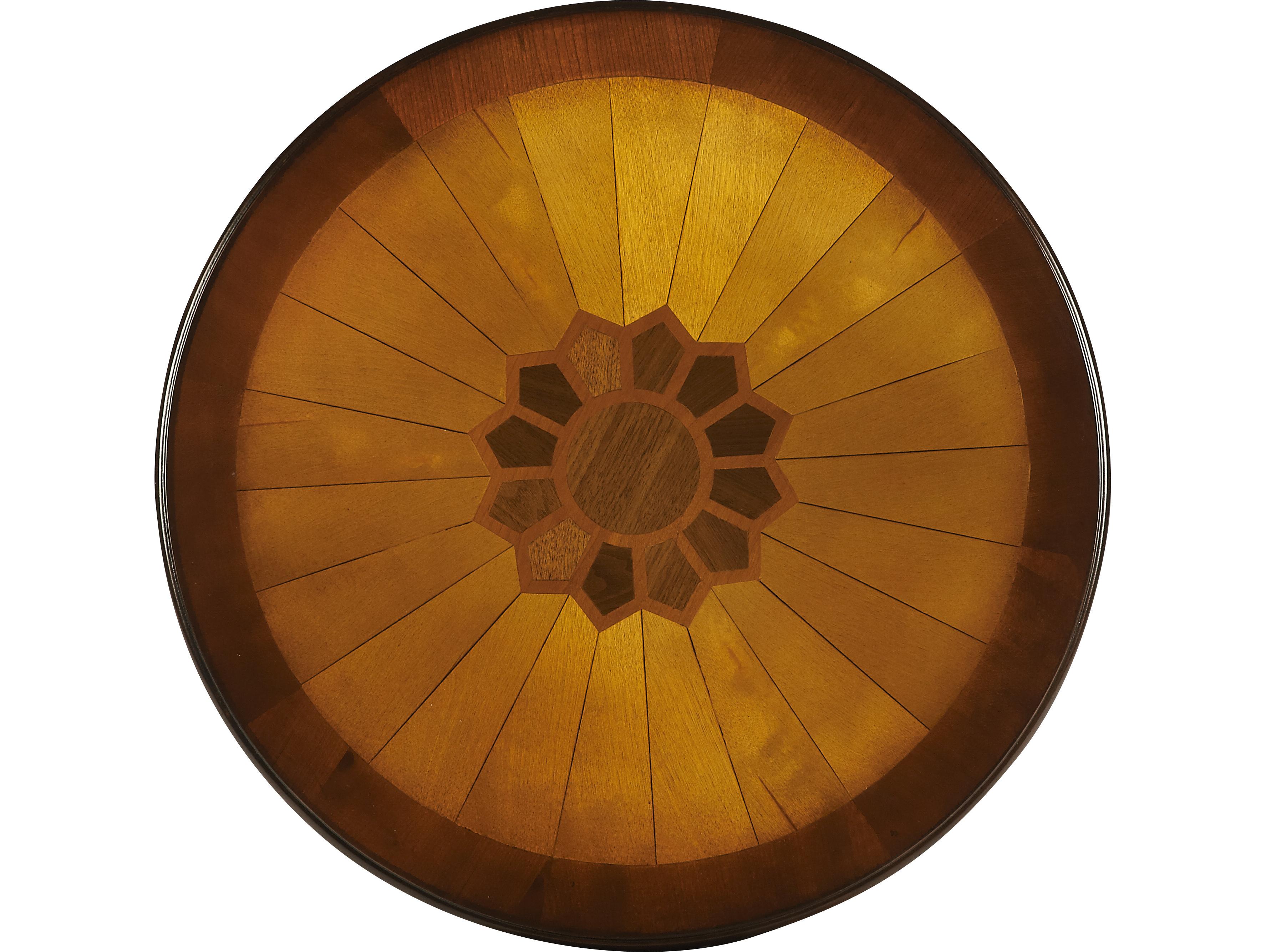 Butler Archer Round Wood Cherry End Table
