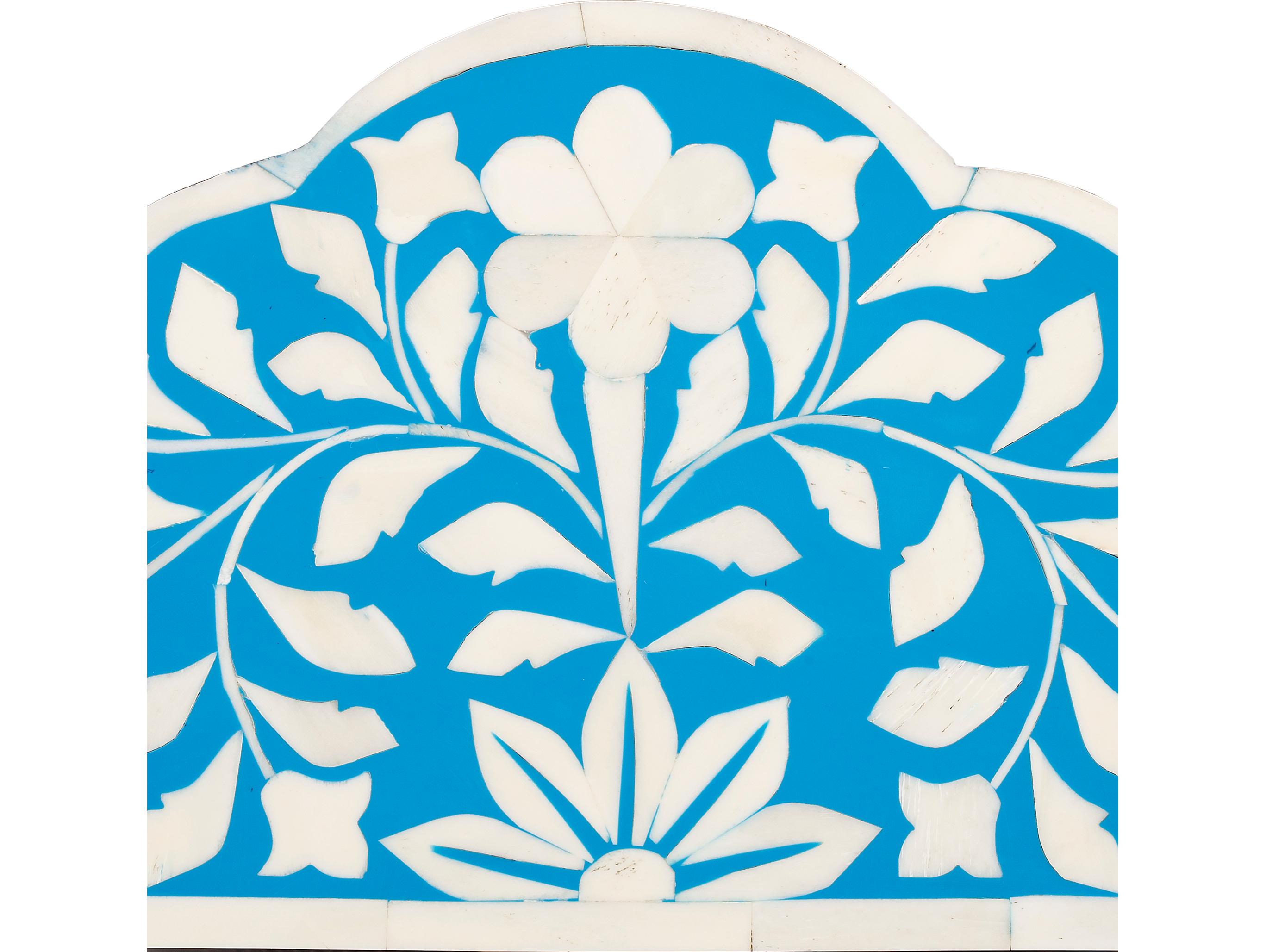 Butler Vivienne Blue Bone Inlay Wall Mirror