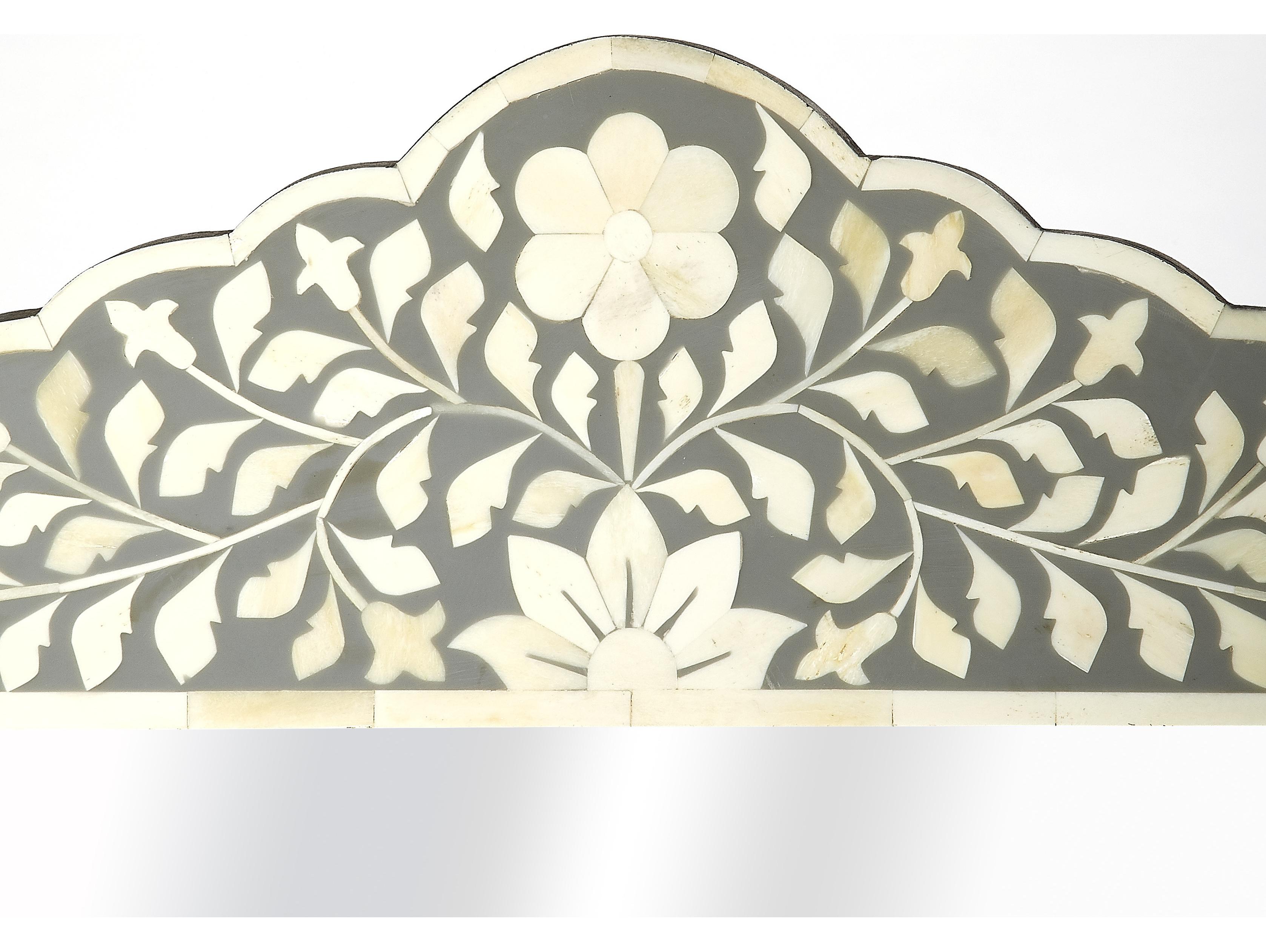Butler Vivienne Gray Bone Inlay Wall Mirror