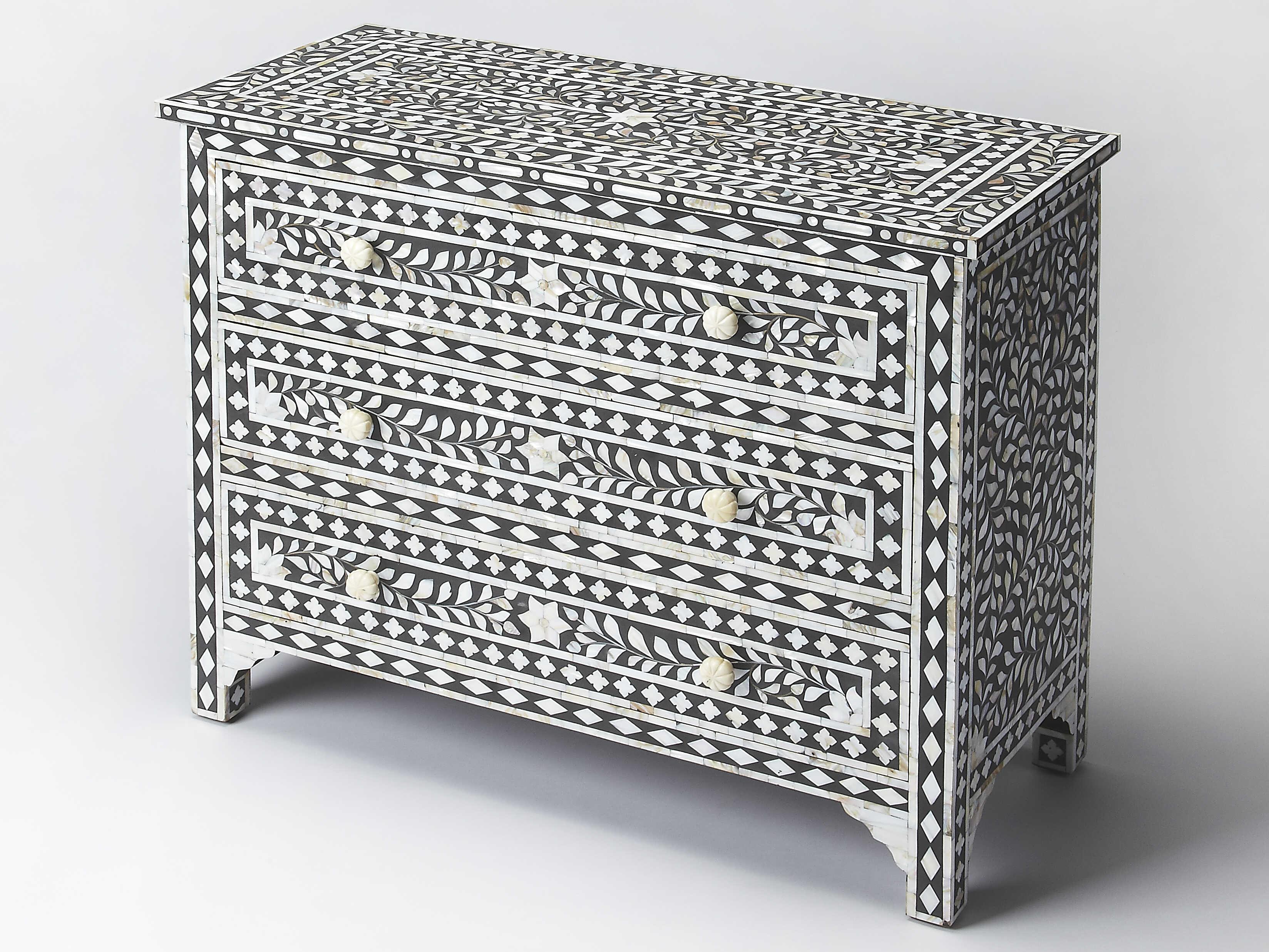 Butler Vivienne 3-Drawers Mango Wood Dresser