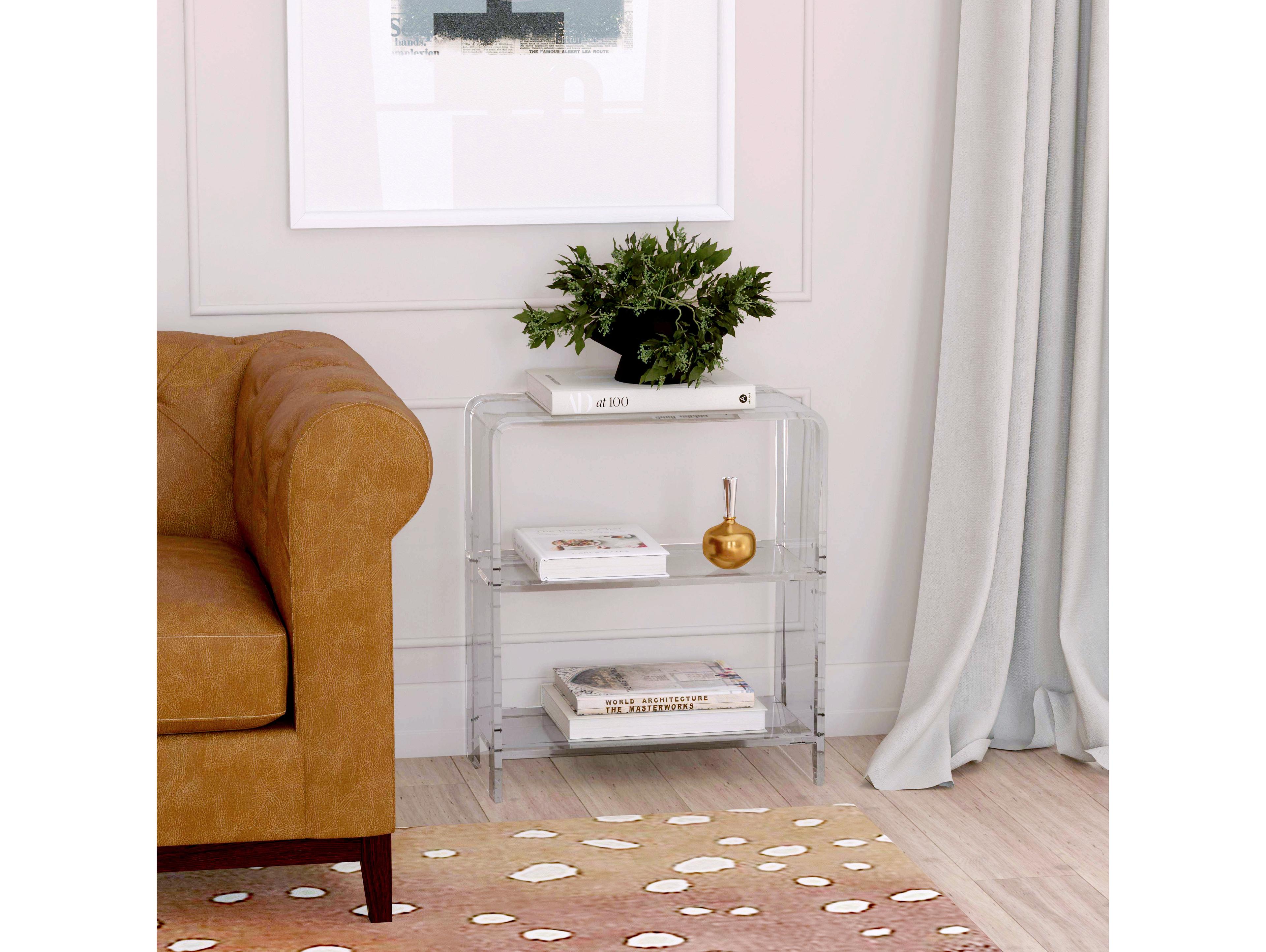 Butler Crystal Clear Acrylic Bookcase