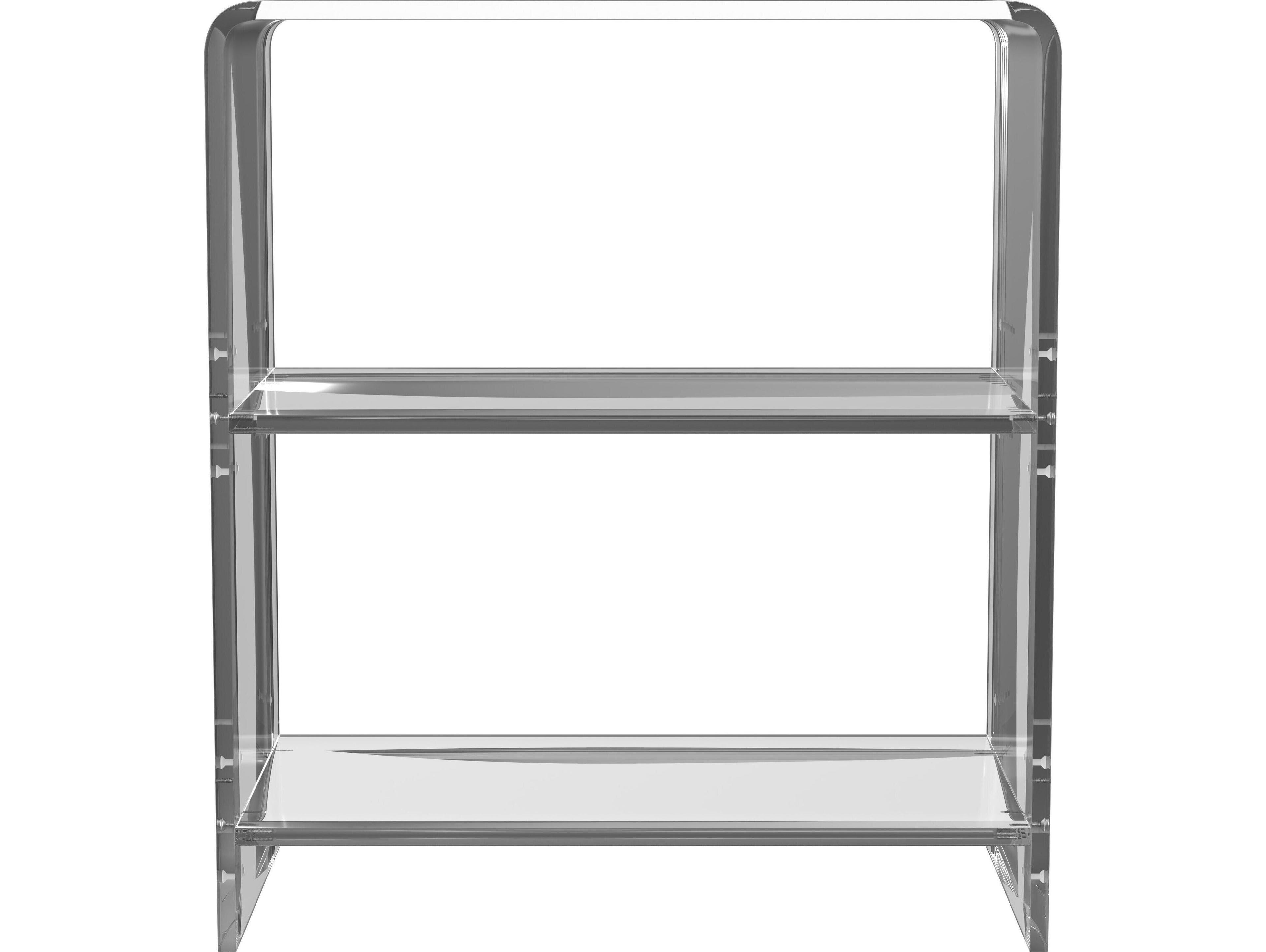 Butler Crystal Clear Acrylic Bookcase