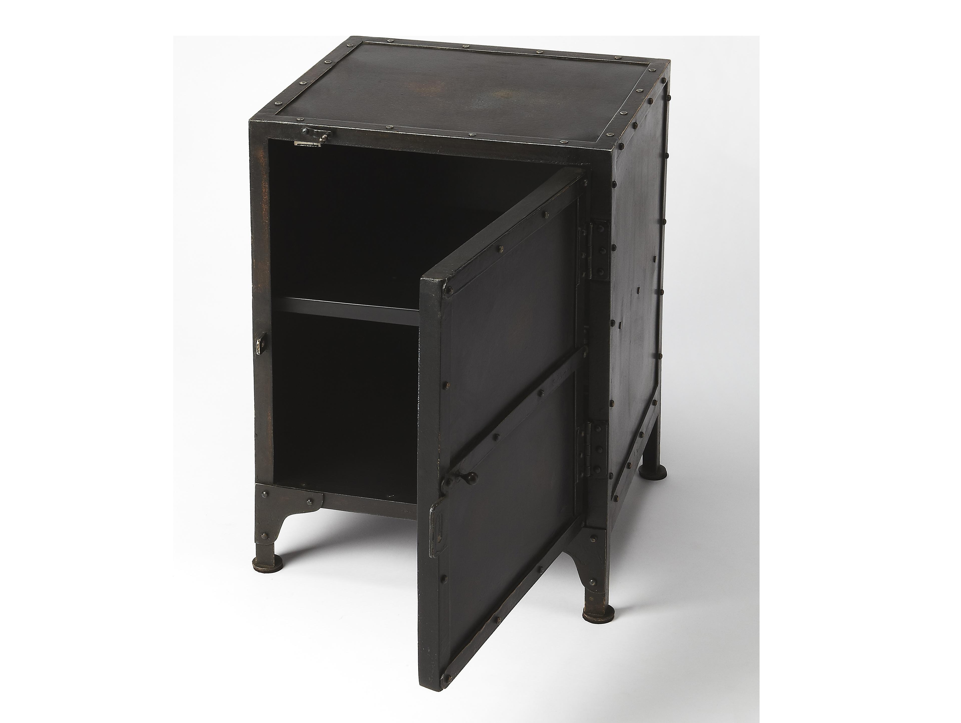 Butler Owen Rectangular Metal Industrial Chic End Table