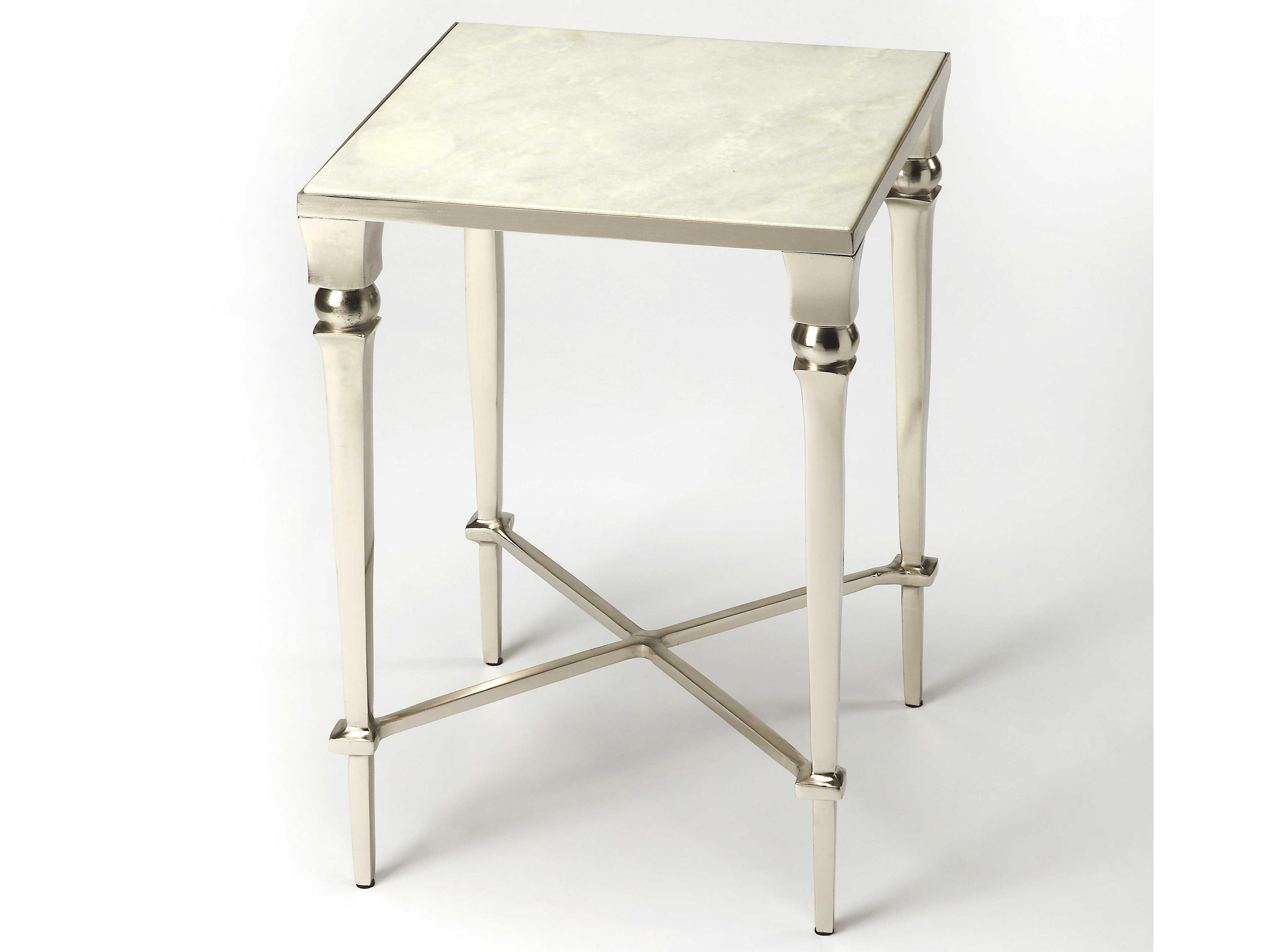 Butler Darrieux Square Marble Modern Expressions End Table