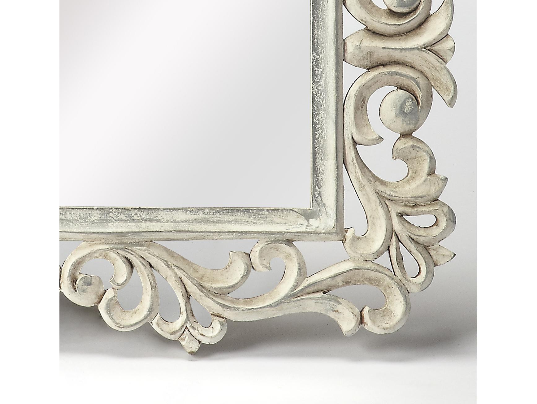Butler Favart White Wall Mirror