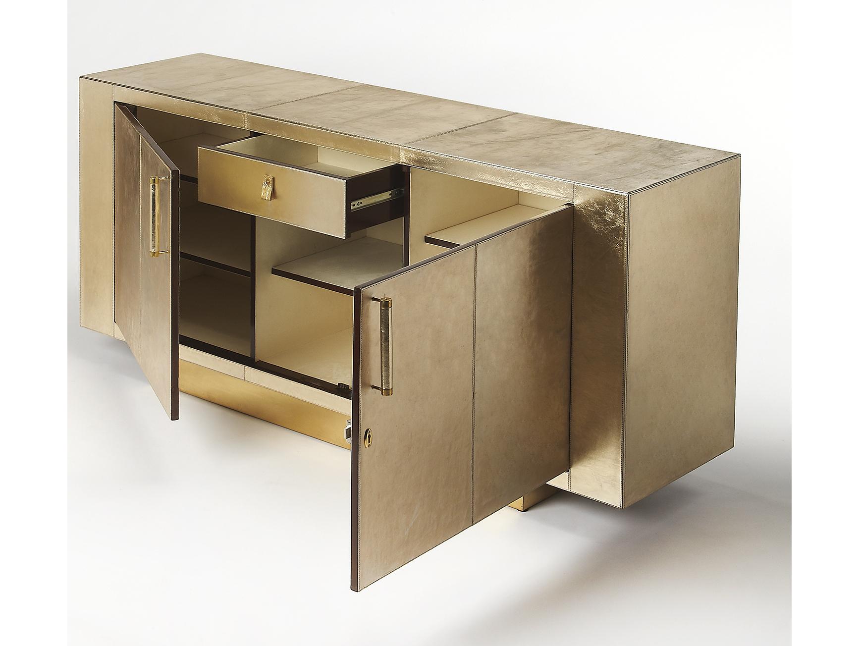 Butler Francois 70" Antique Gold Sideboard