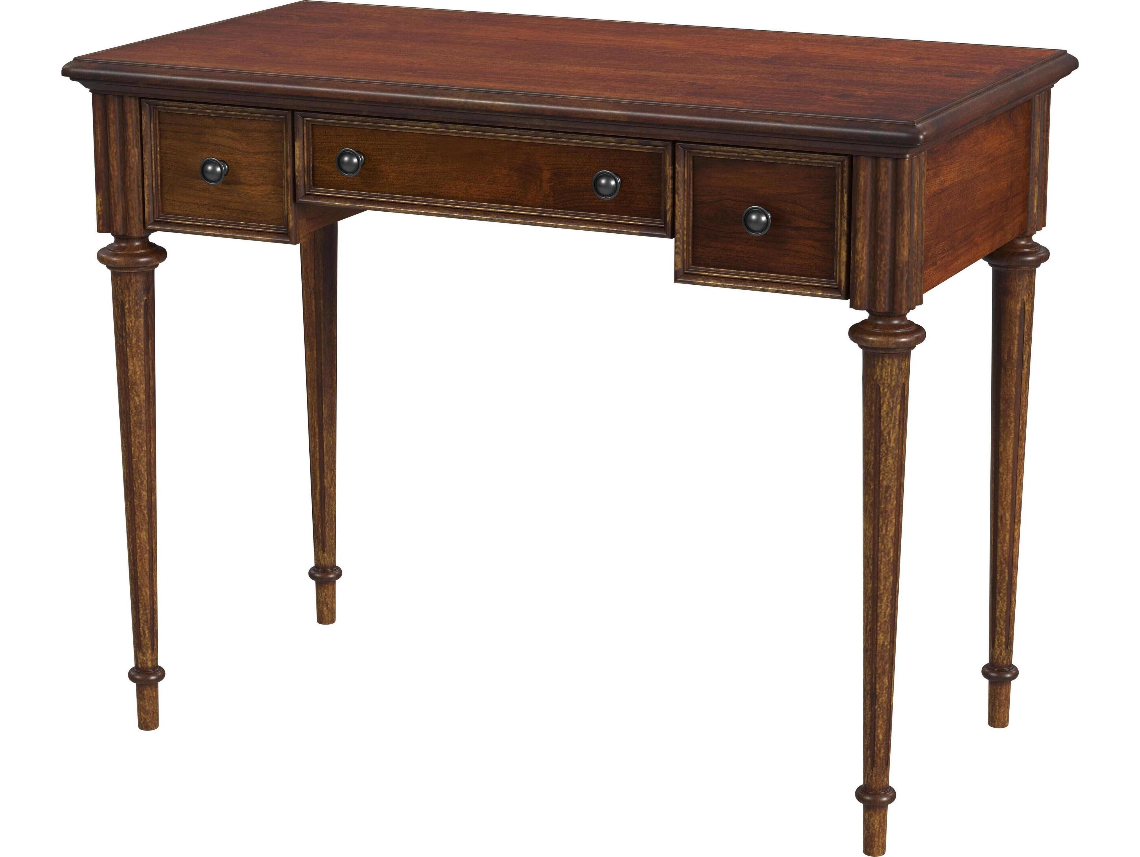 Butler Edmund Antique Cherry Brown Rubberwood Writing Desk