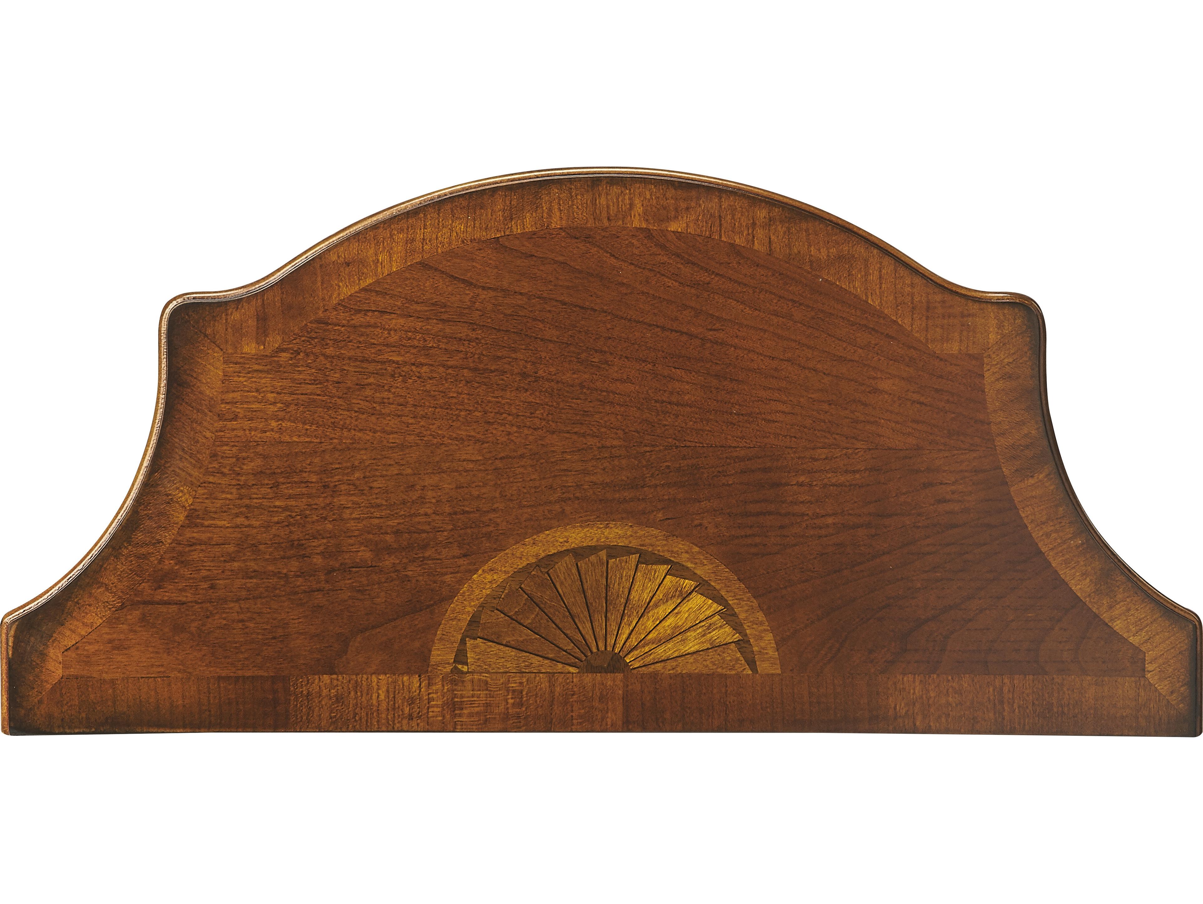 Butler Chester Demilune Wood Olive Ash Console Table