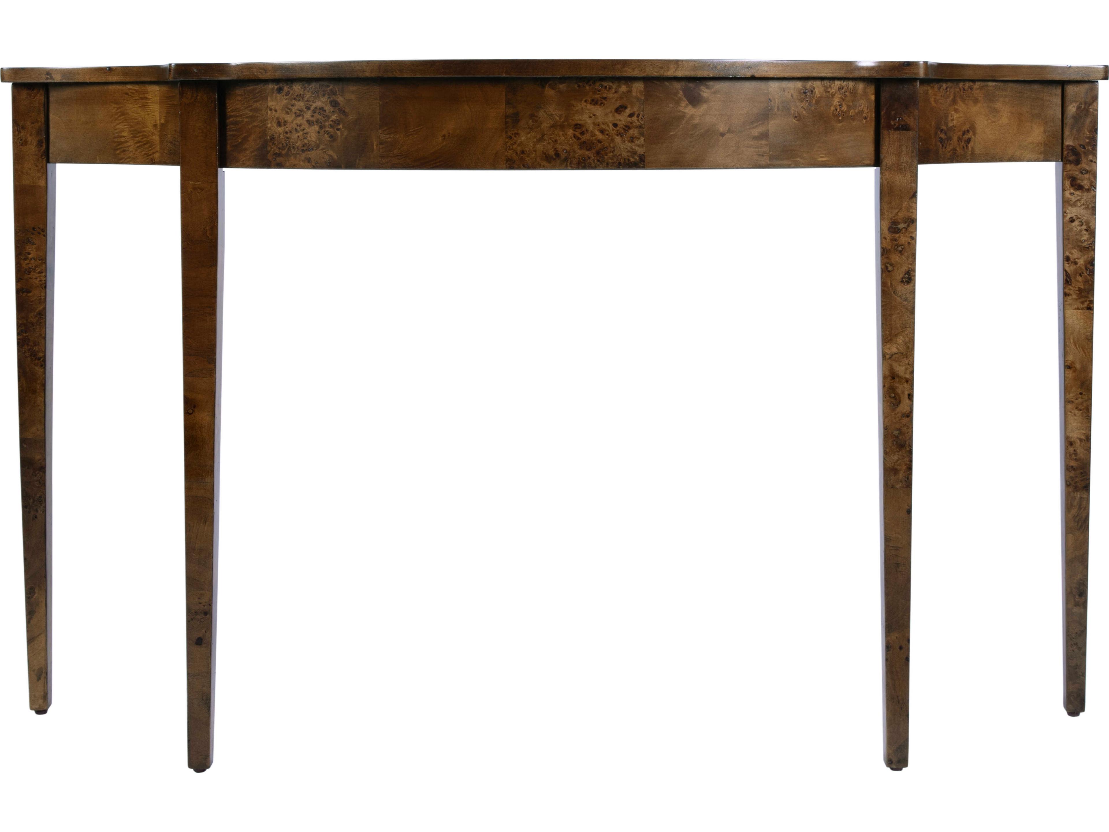 Butler Chester Demilune Wood Brown Console Table