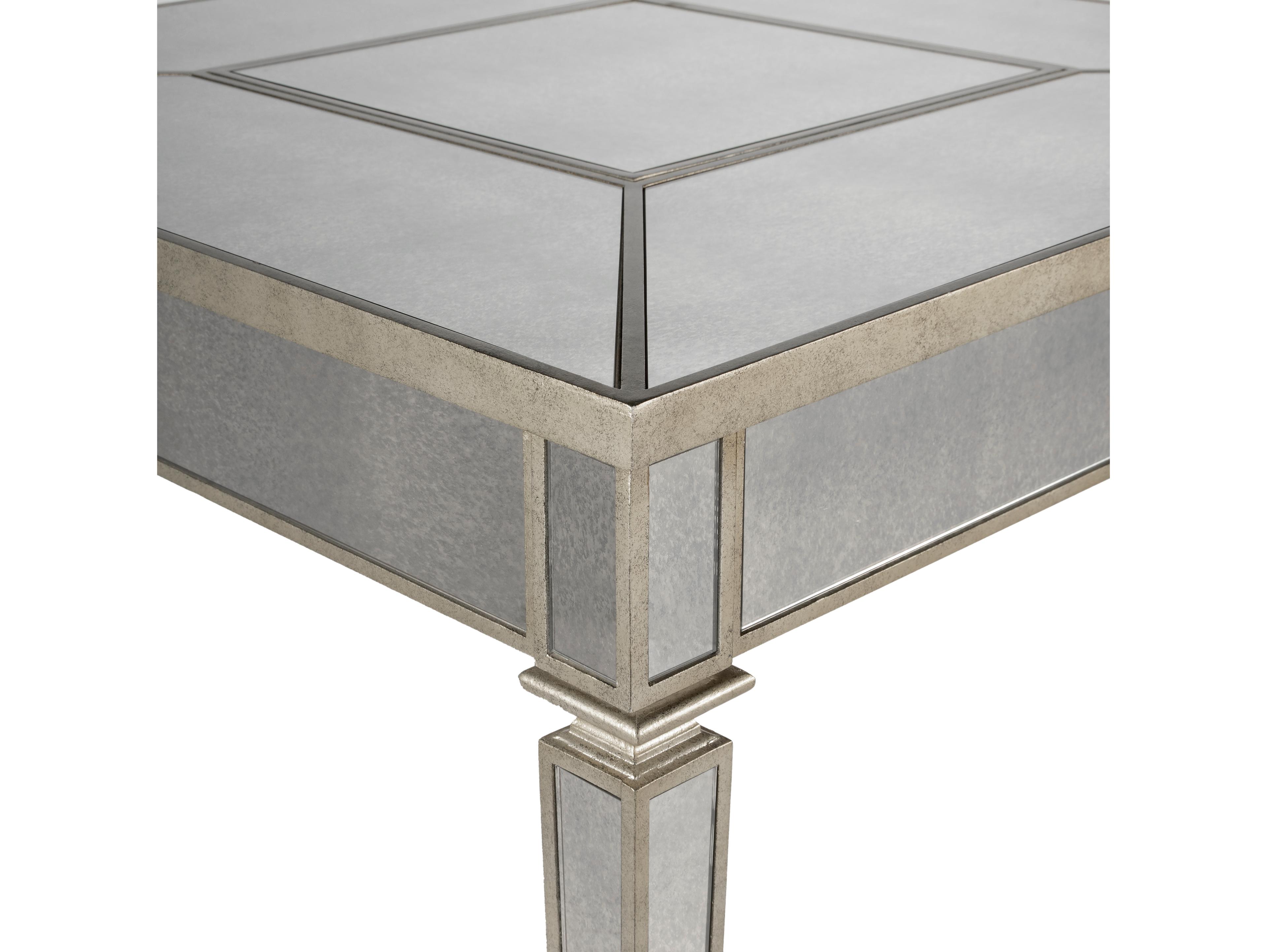 Butler Celeste Silver Birch Wood Mirror Game Table