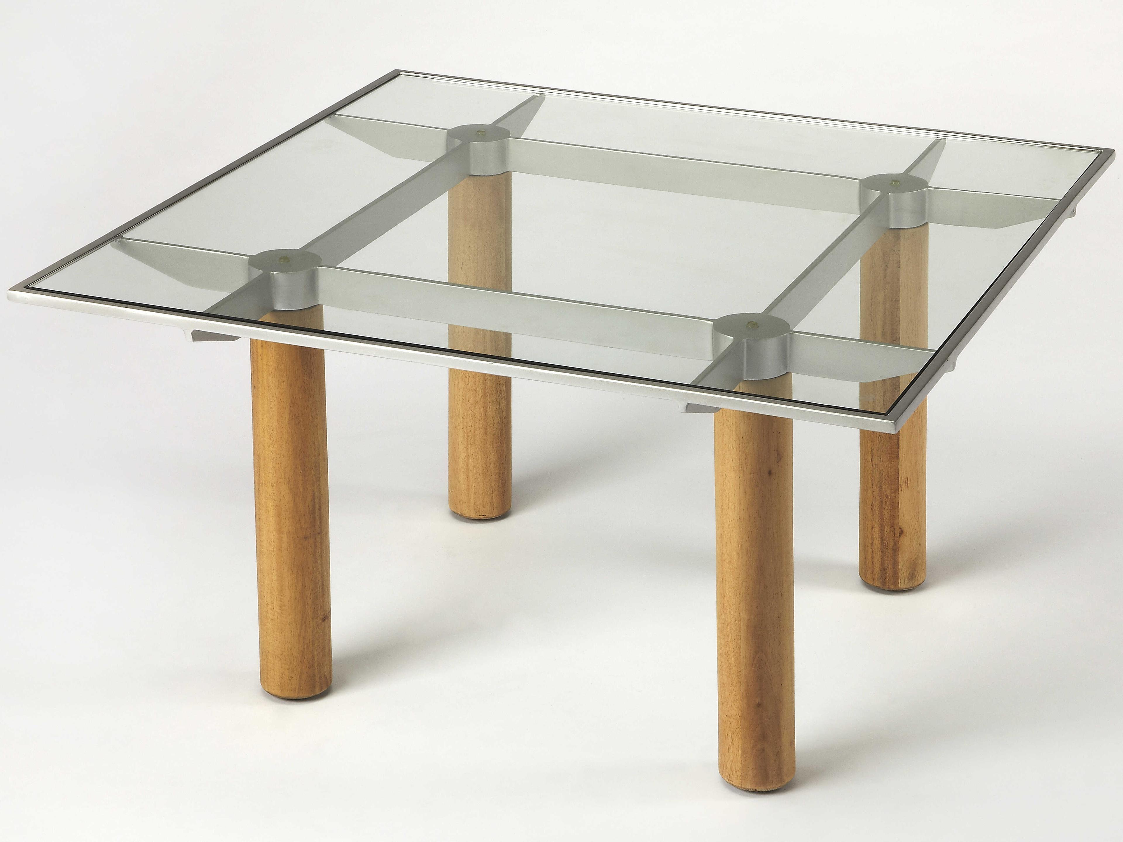 Butler Cirrus Square Glass Coffee Table