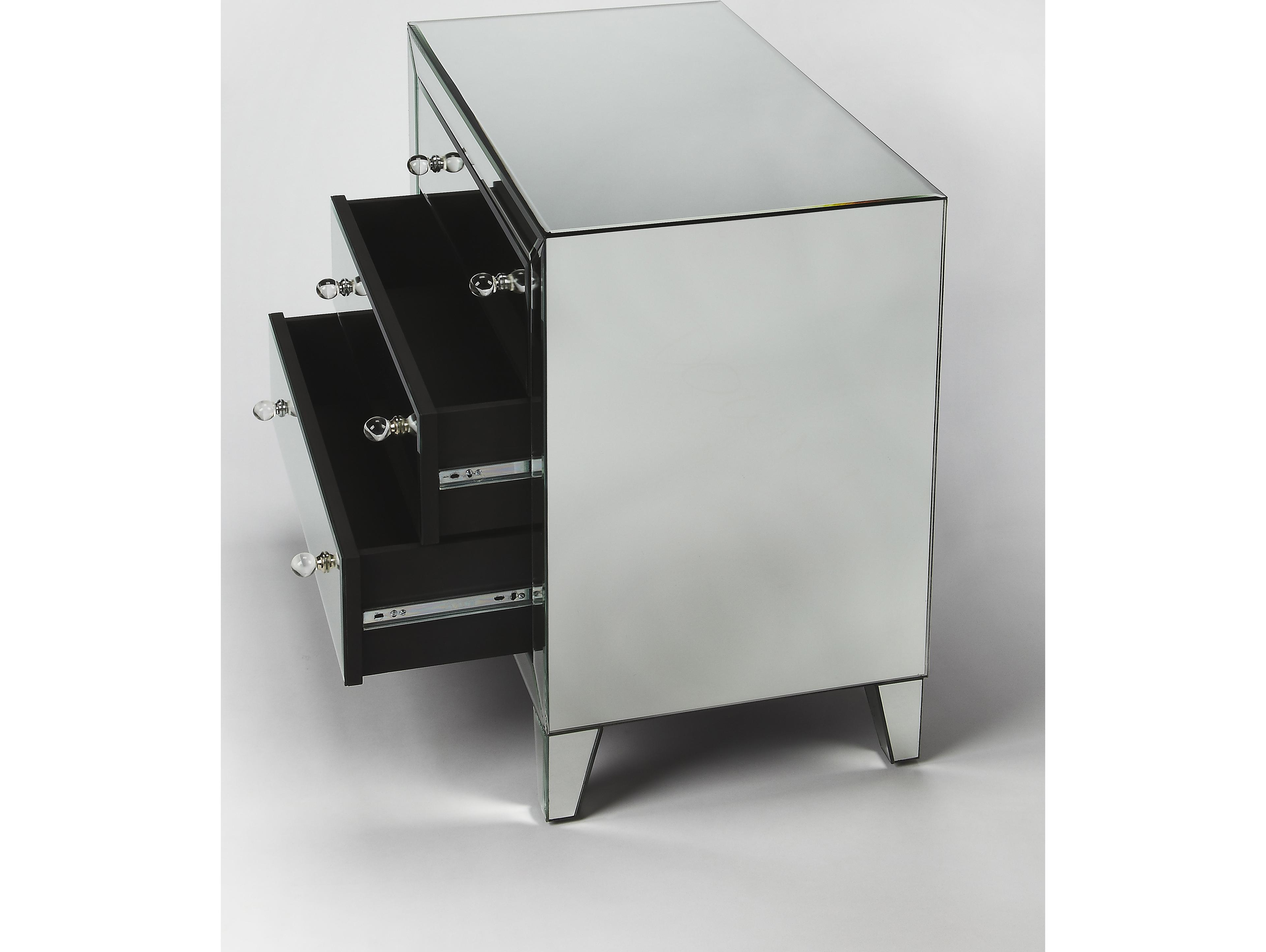 Butler Emily 3-Drawers Mirrored Dresser