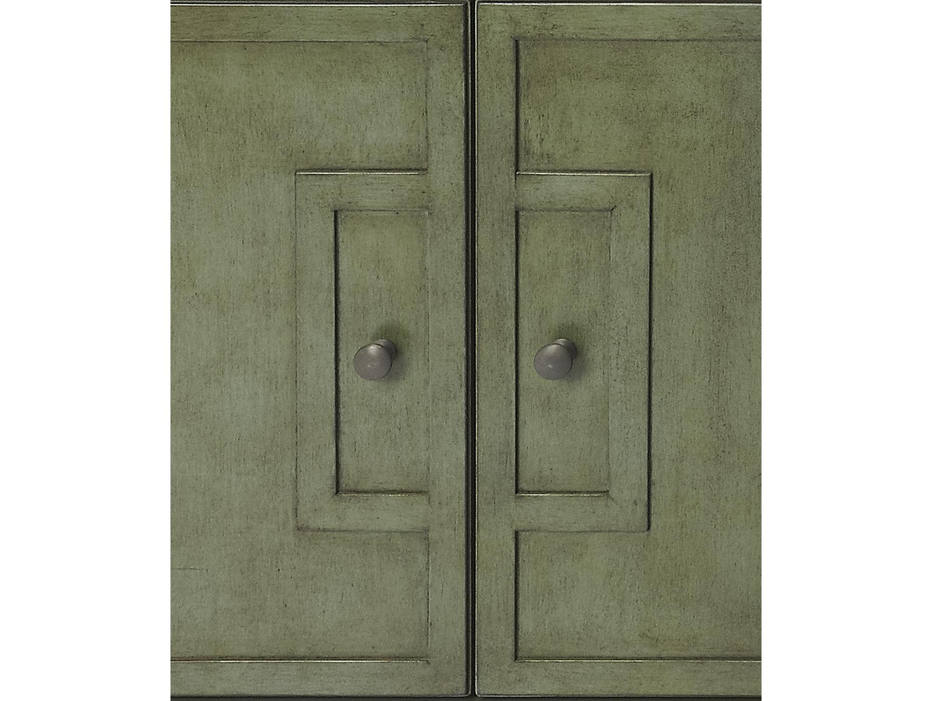 Butler Imperial Rustic Green Accent Cabinet