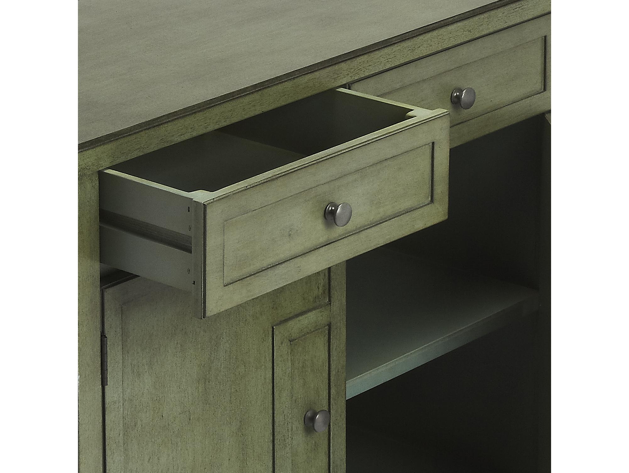 Butler Imperial Rustic Green Accent Cabinet