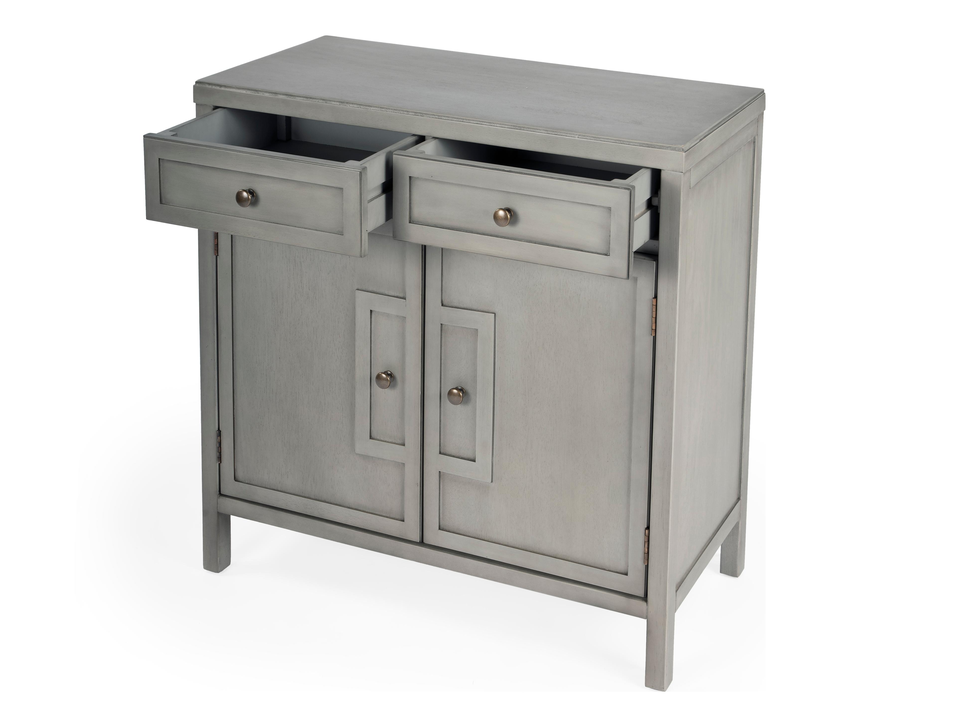 Butler Imperial Gray Accent Cabinet
