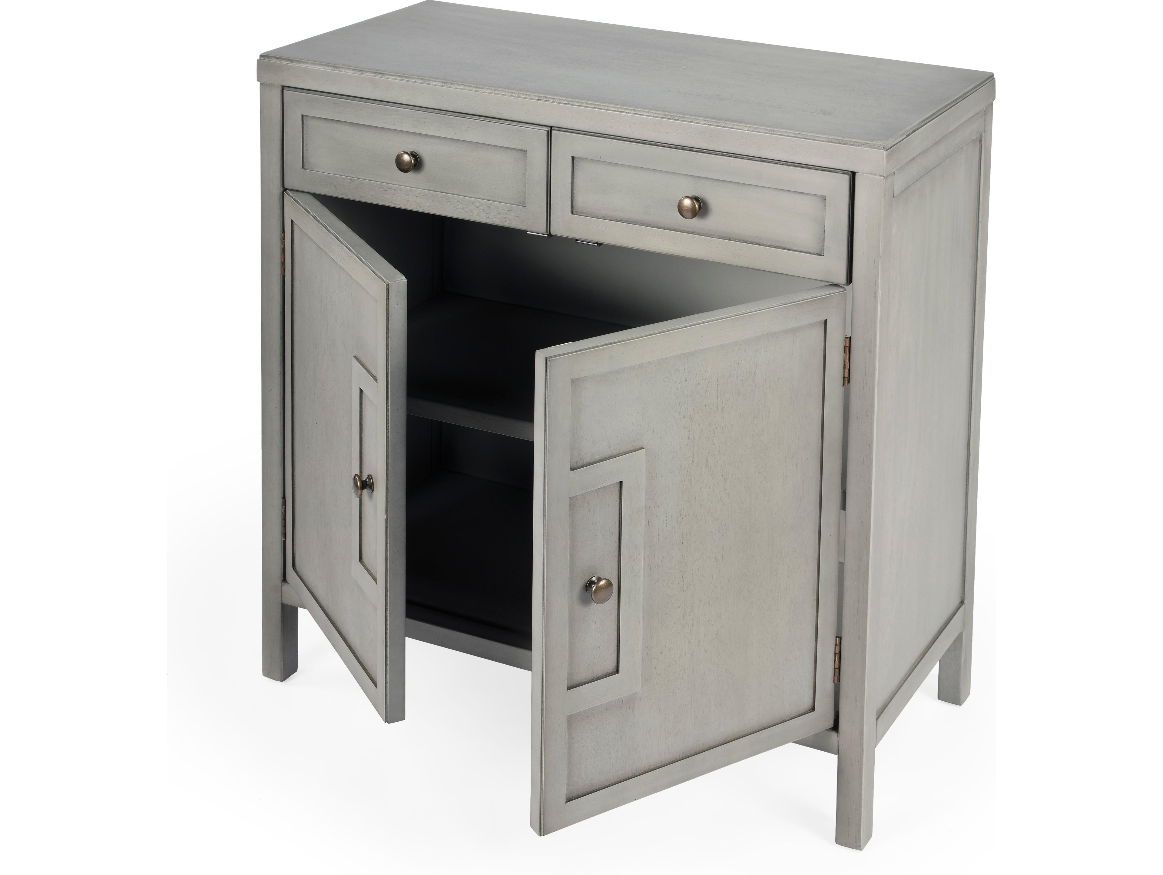 Butler Imperial Gray Accent Cabinet