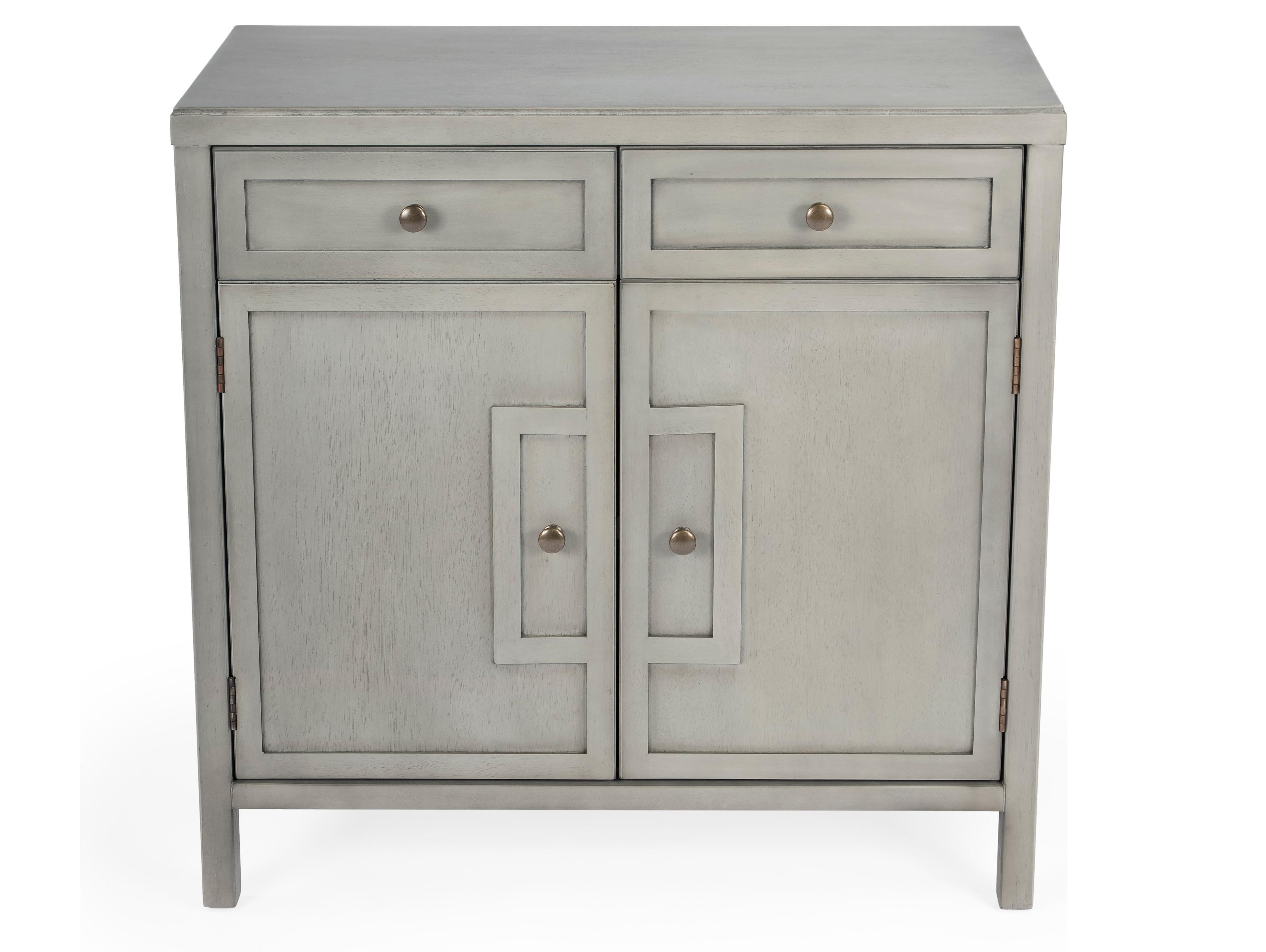 Butler Imperial Gray Accent Cabinet