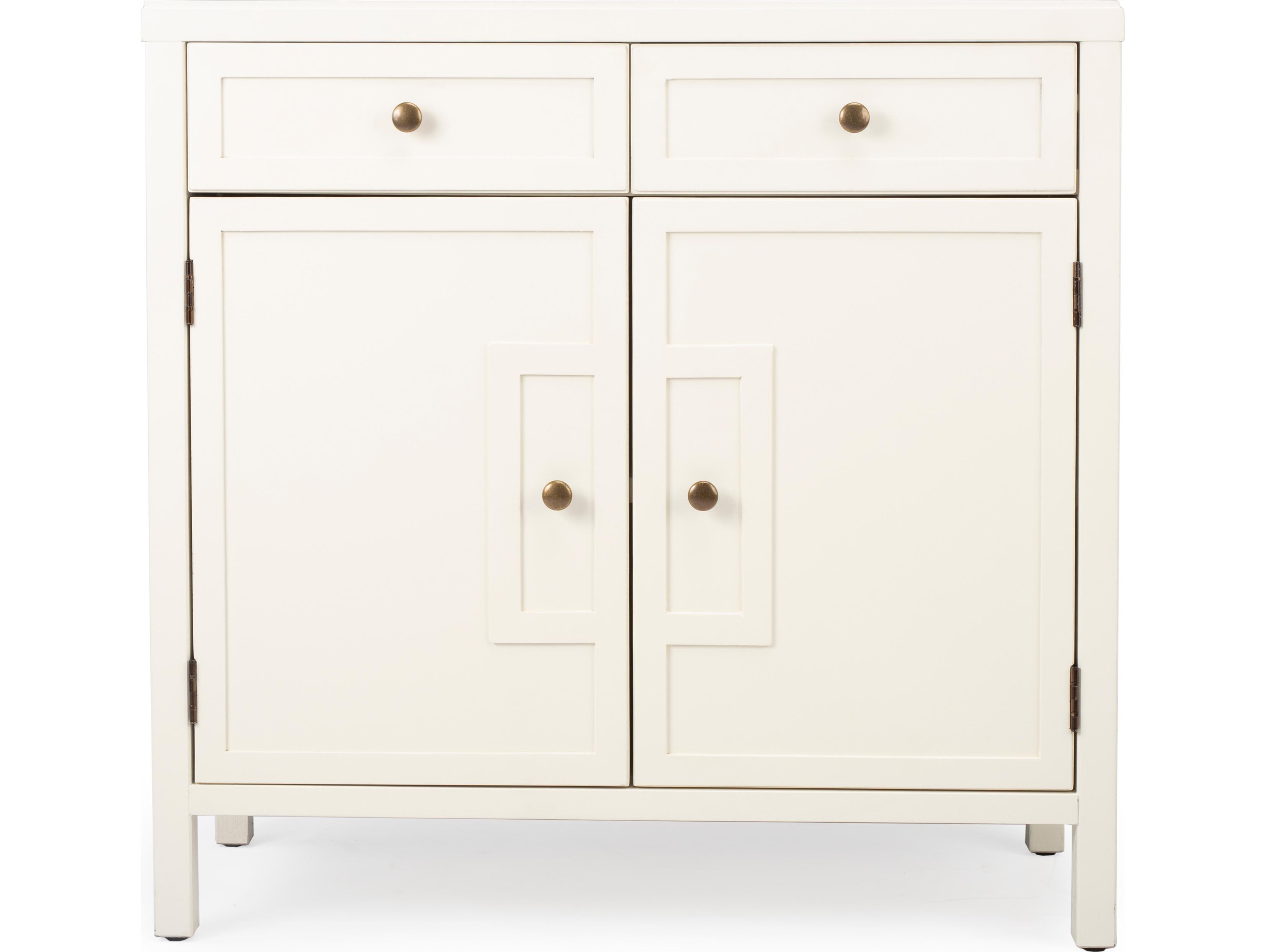 Butler Imperial White Accent Cabinet