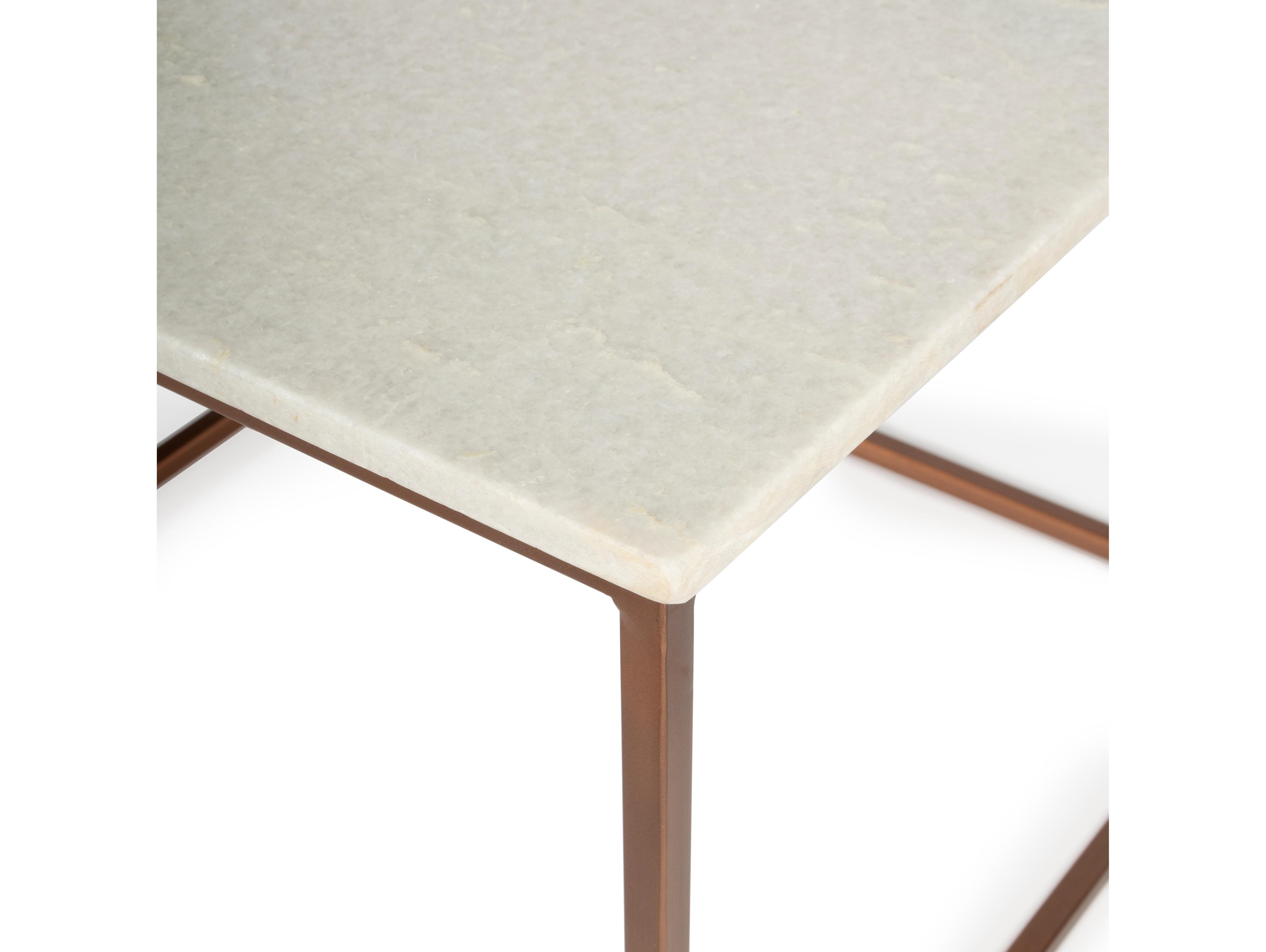 Butler Holland Square Marble & Metal Coffee Table