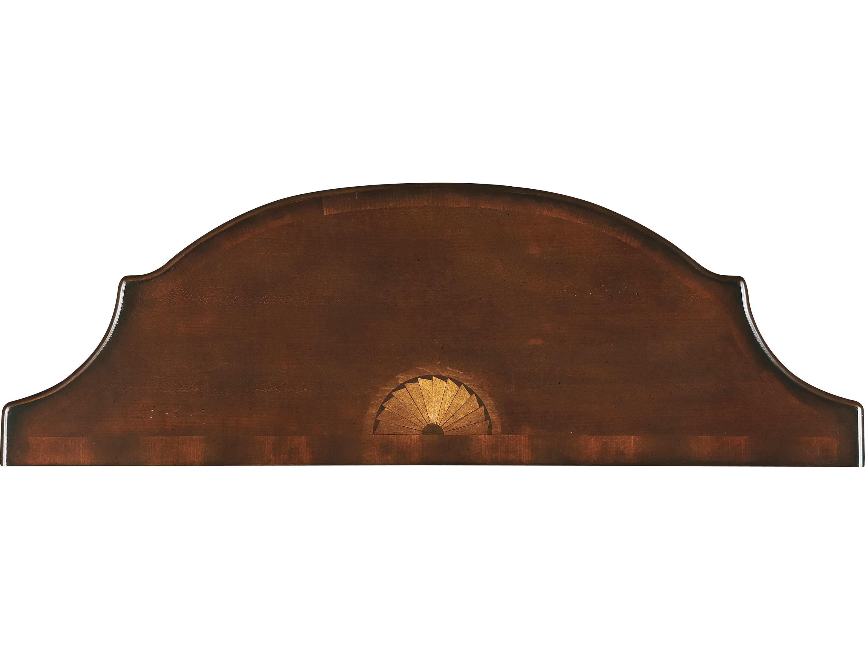 Butler Chester Demilune Wood Cherry Console Table