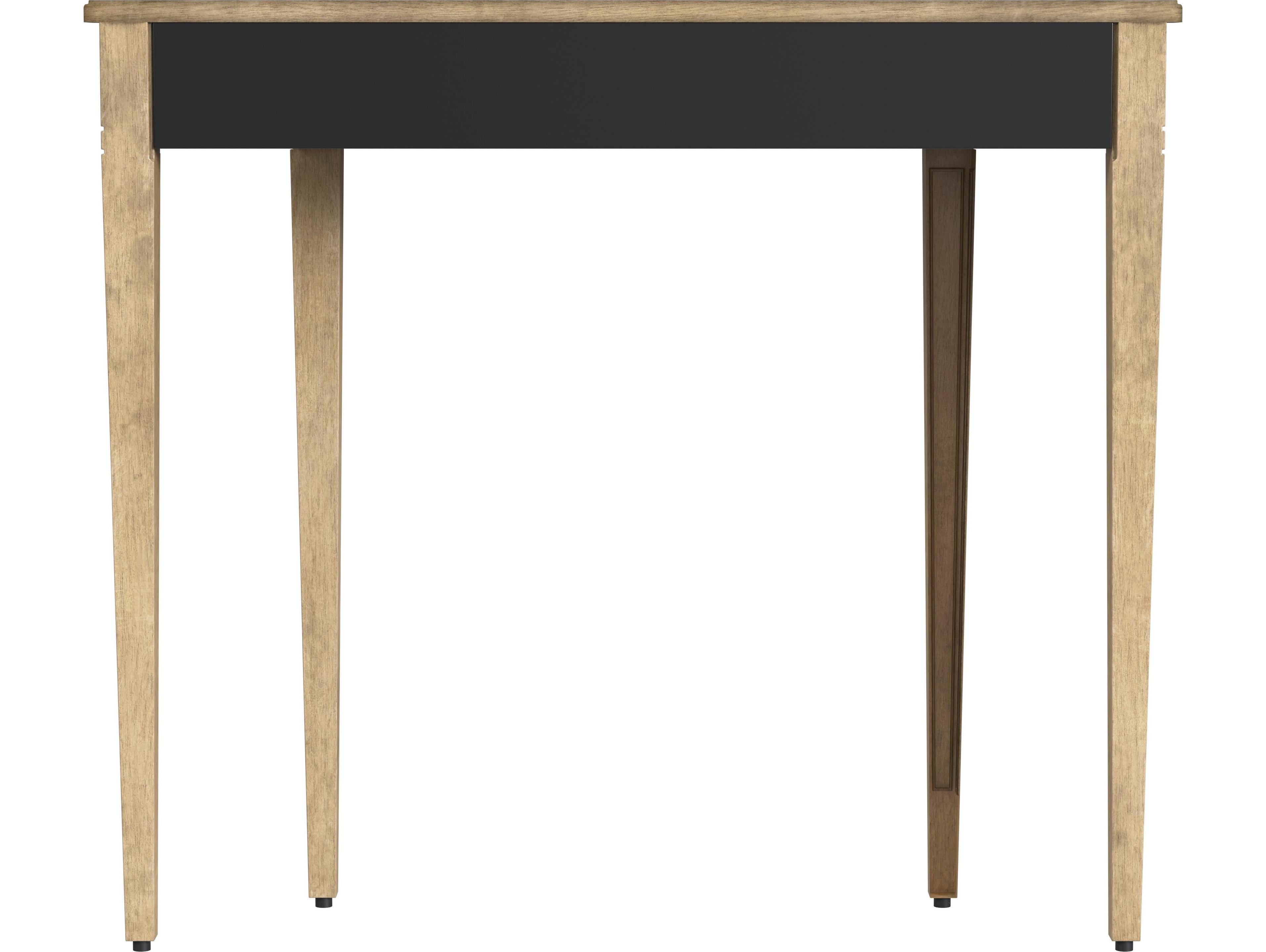 Butler Chester Demilune Wood Antique Beige Console Table