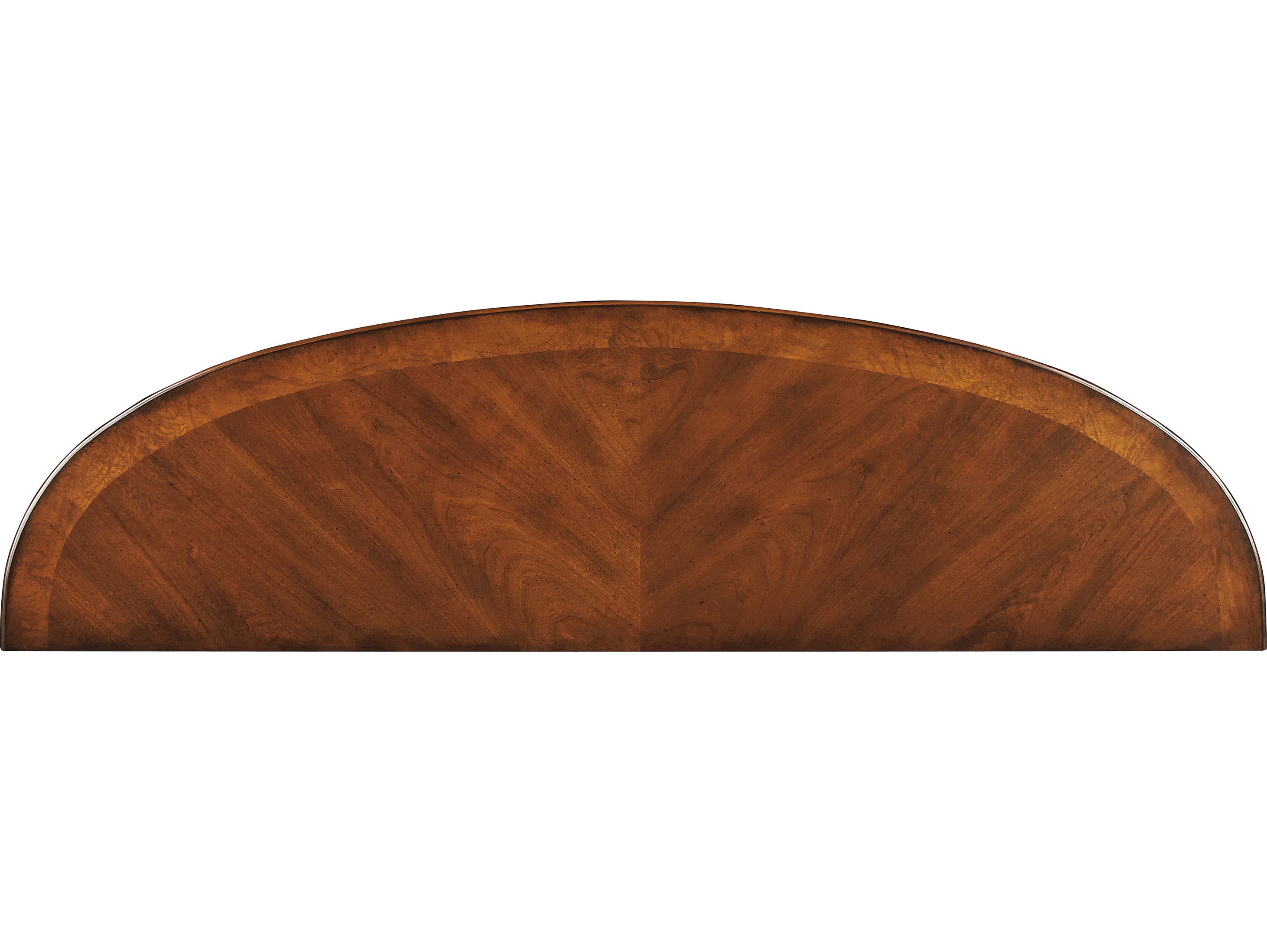 Butler Astor Demilune Wood Nutmeg Console Table