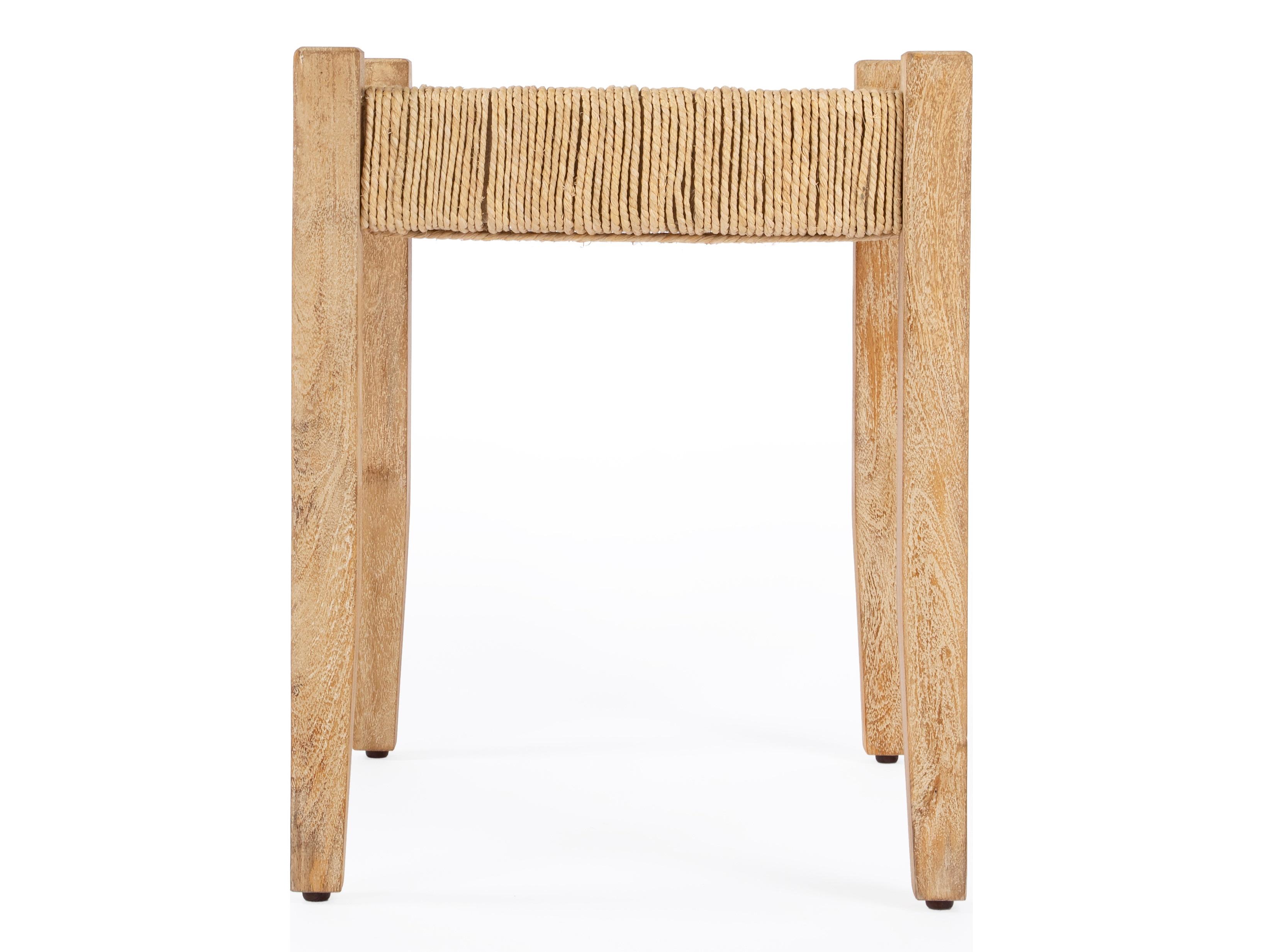 Butler Garner Beige Accent Stool