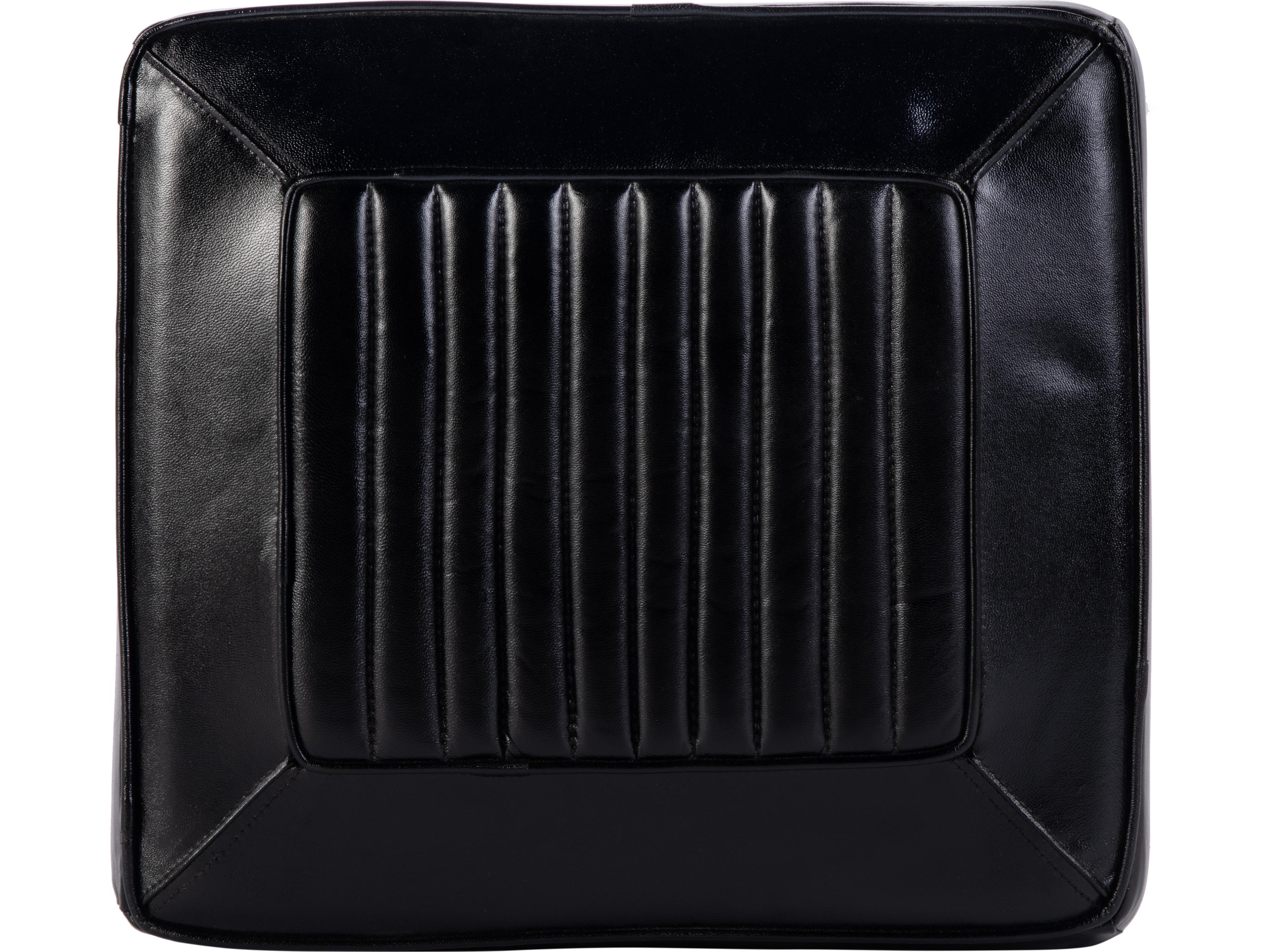 Butler Maxwell Black Leather Bar Stool