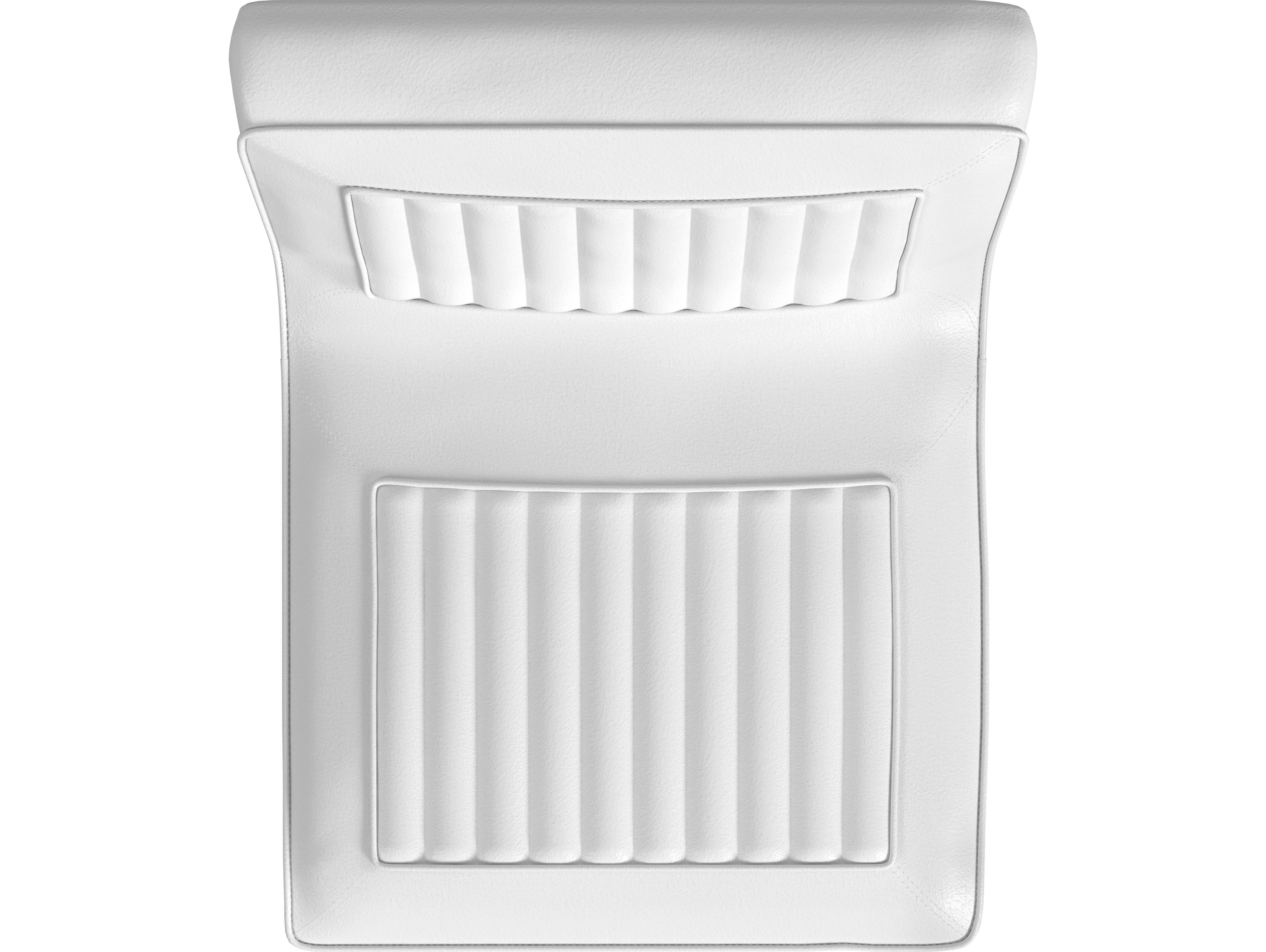 Butler Maxwell White Leather Bar Stool