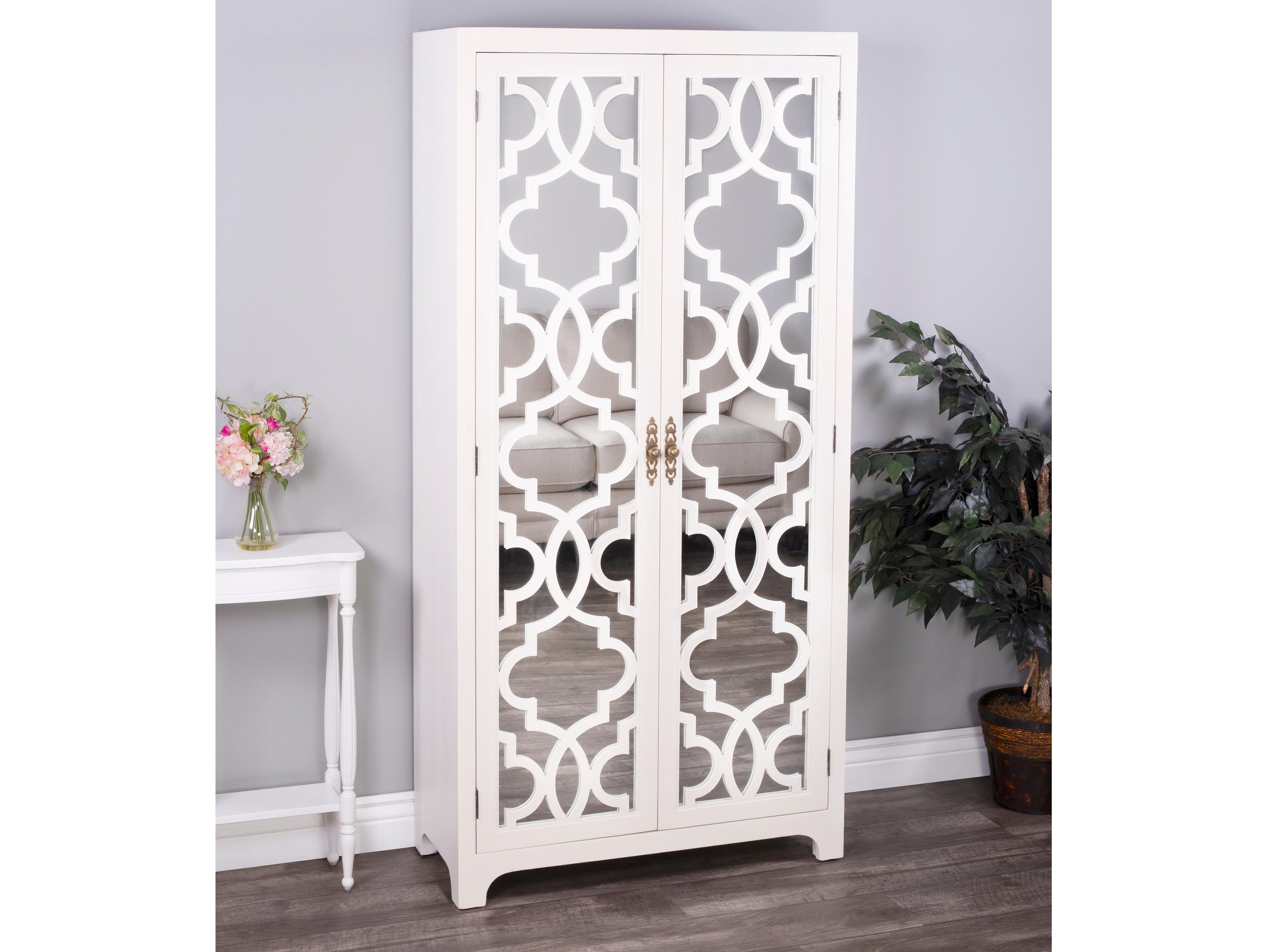 Butler Morjanna White Mindi Wood Wardrobe Armoire