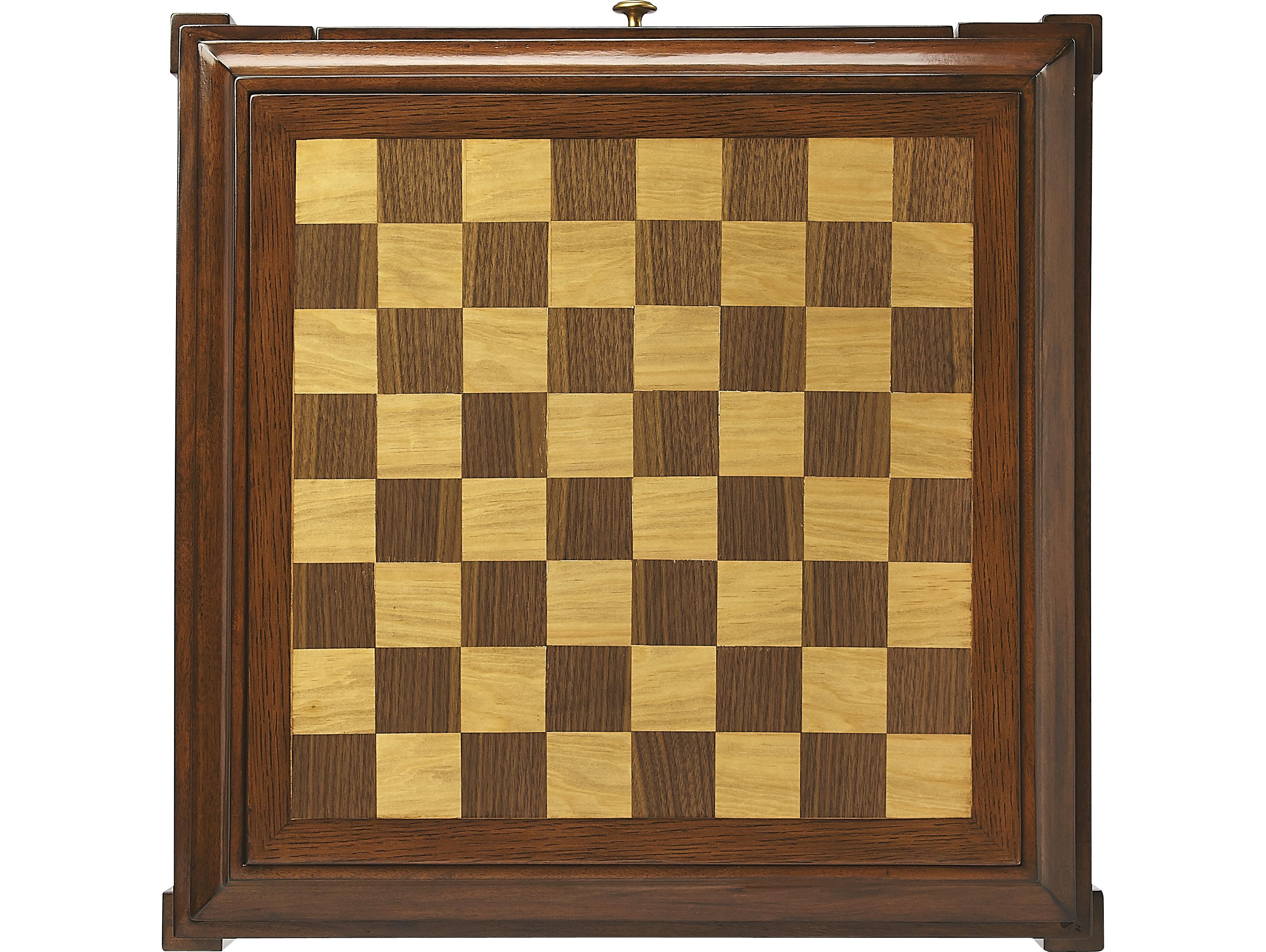 Butler Adrian Brown Mahogany Wood Antique Cherry Game Table