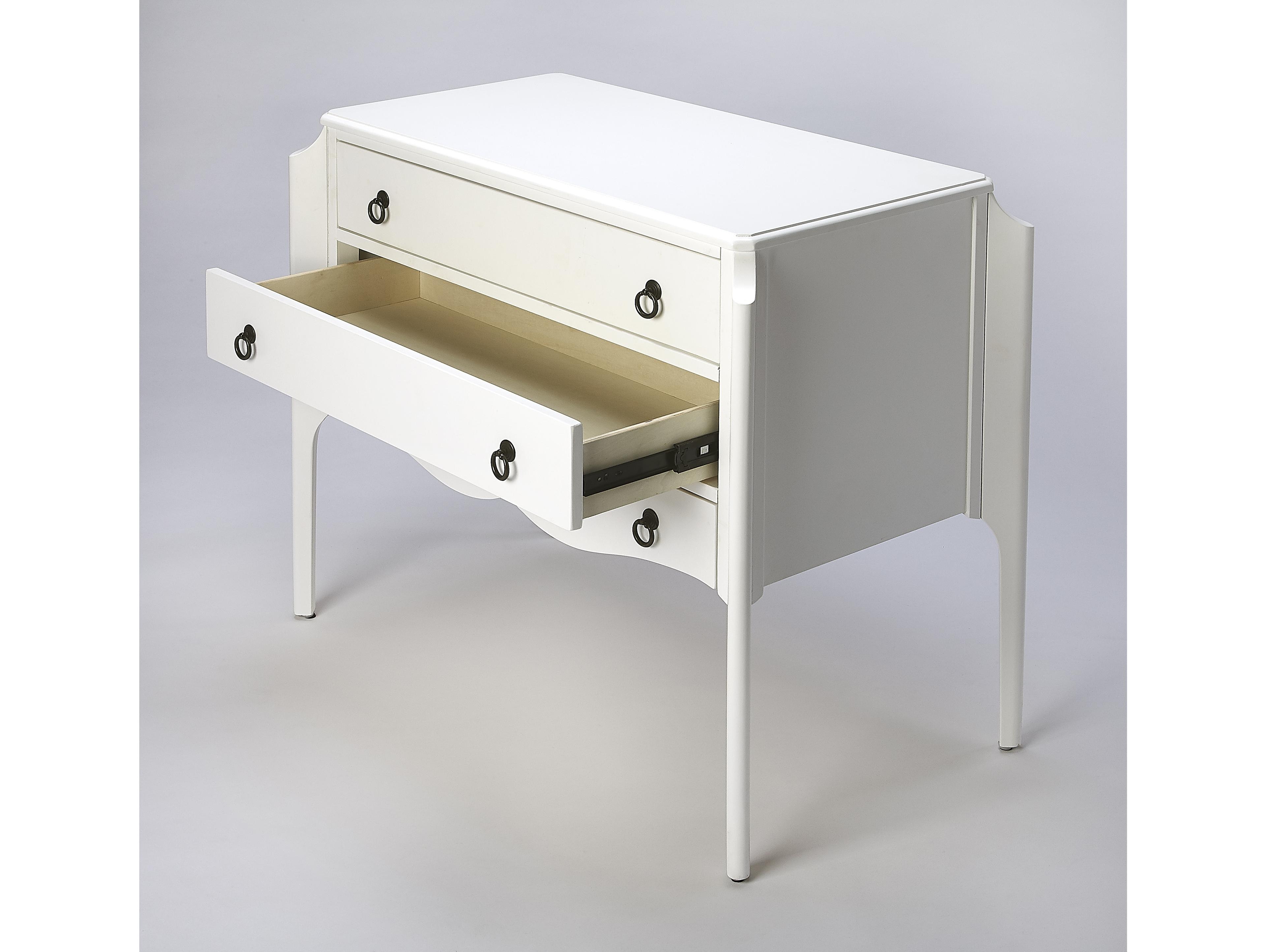 Butler Wilshire Smooth White Oak Wood Accent Chest