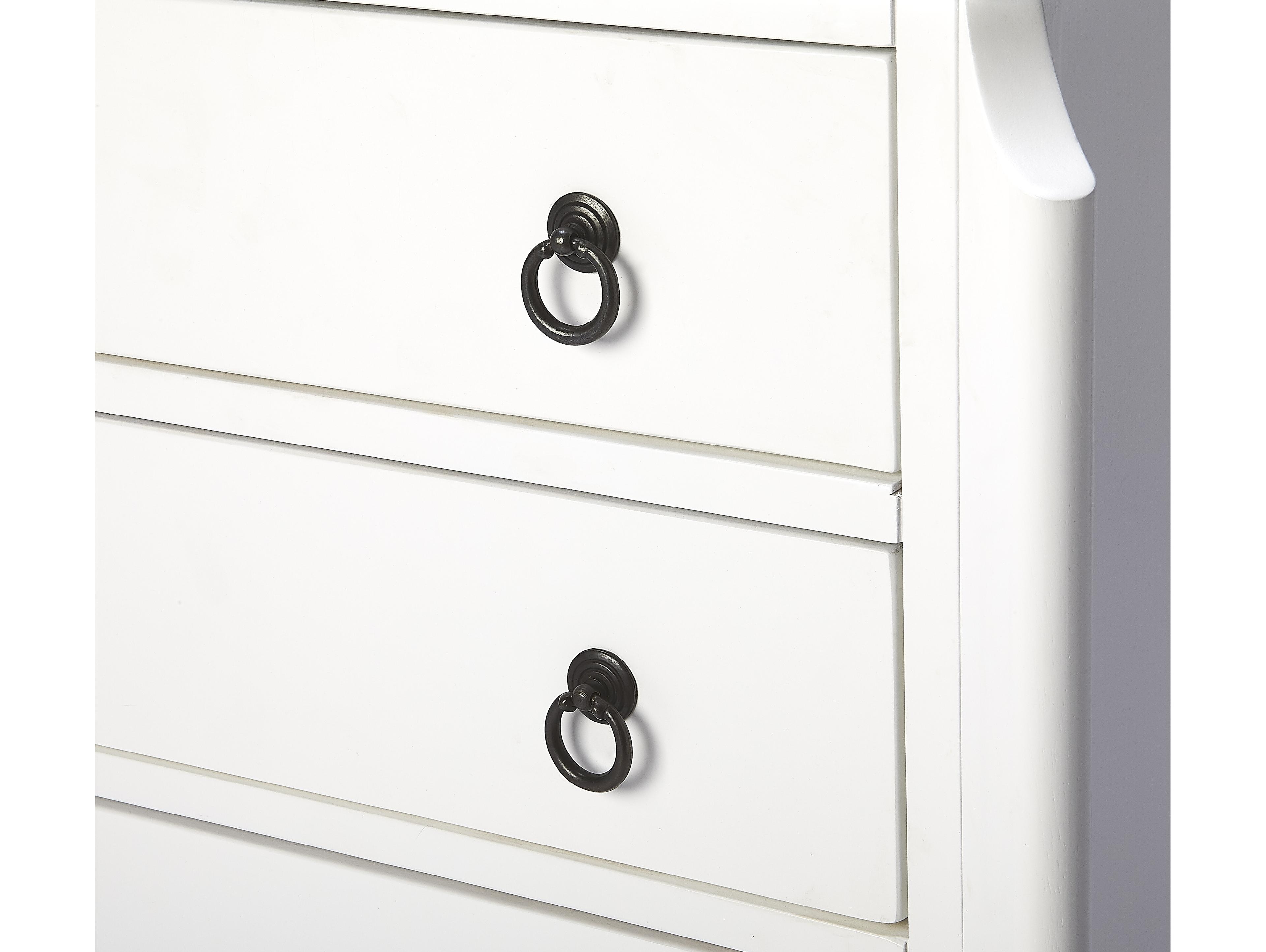 Butler Wilshire Smooth White Oak Wood Accent Chest