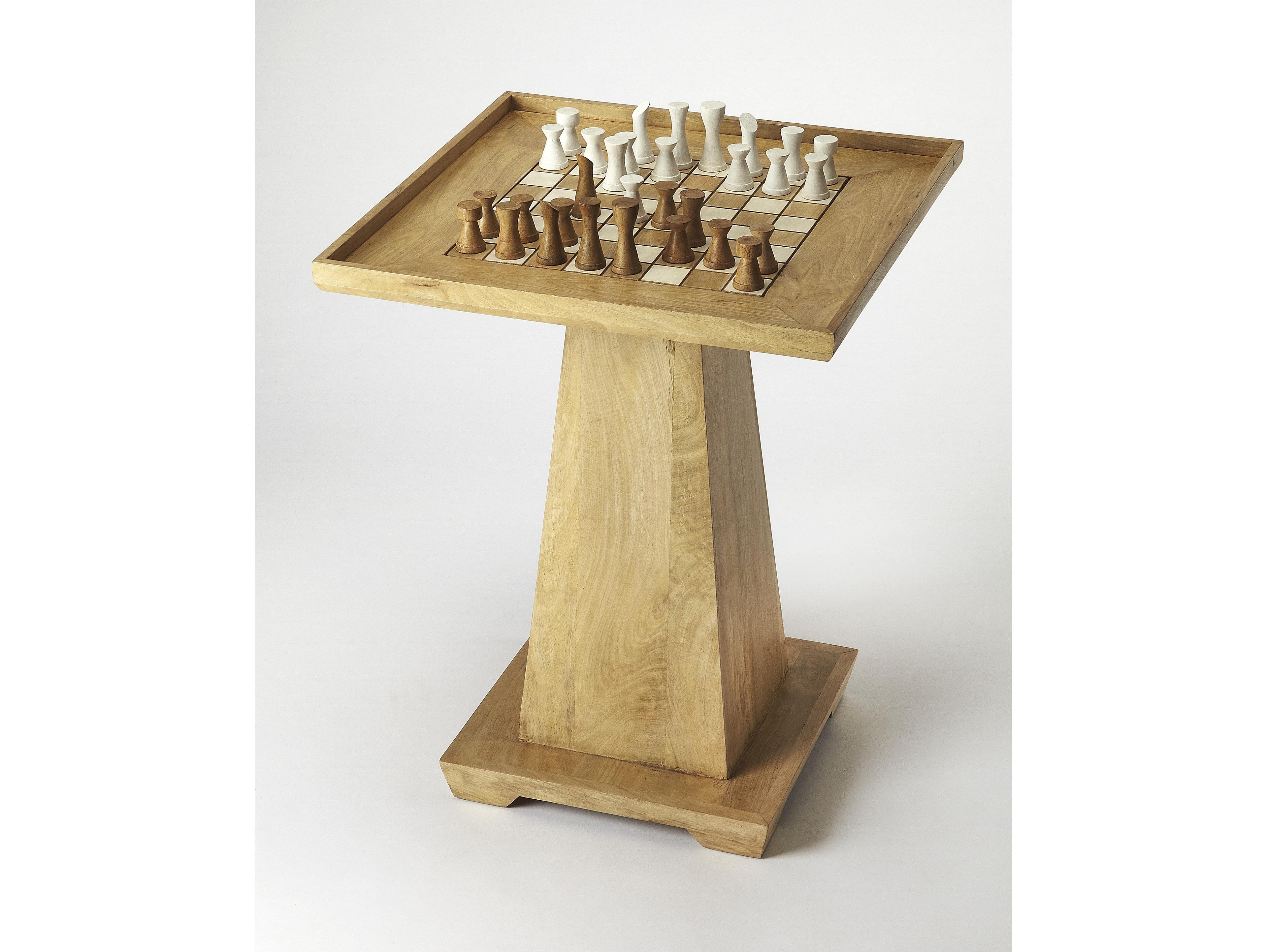 Butler Levon Mango Wood Natural Game Table