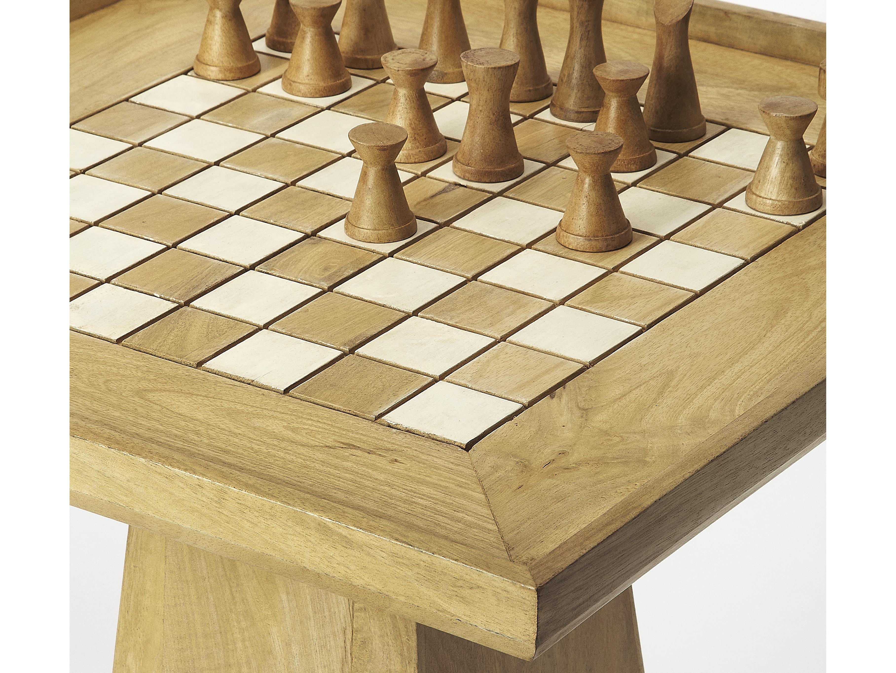 Butler Levon Mango Wood Natural Game Table