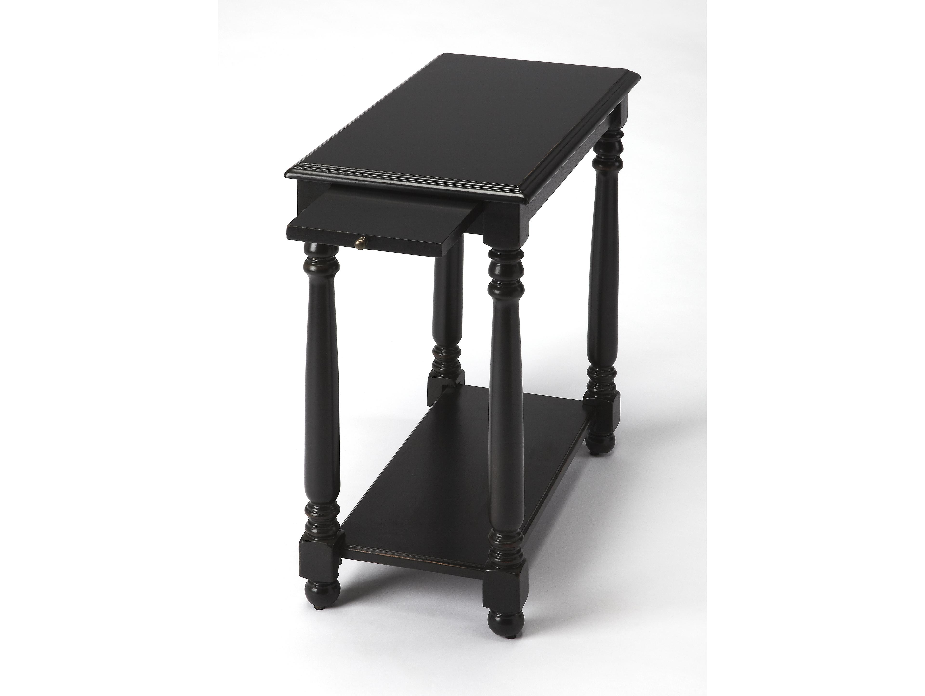 Butler Devane Rectangular Wood Black Licorice End Table