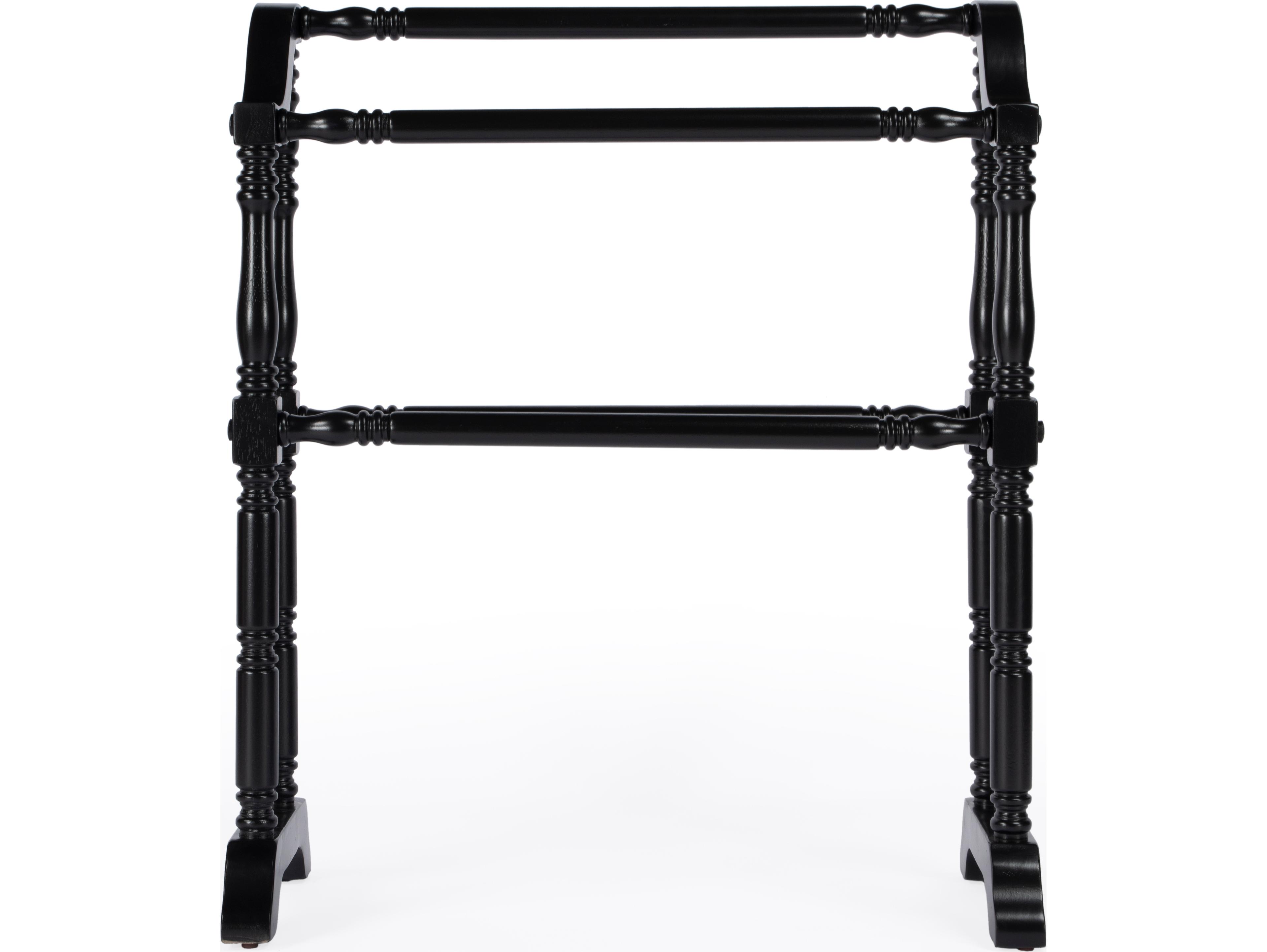 Butler Lillian Black Licorice Blanket Stand