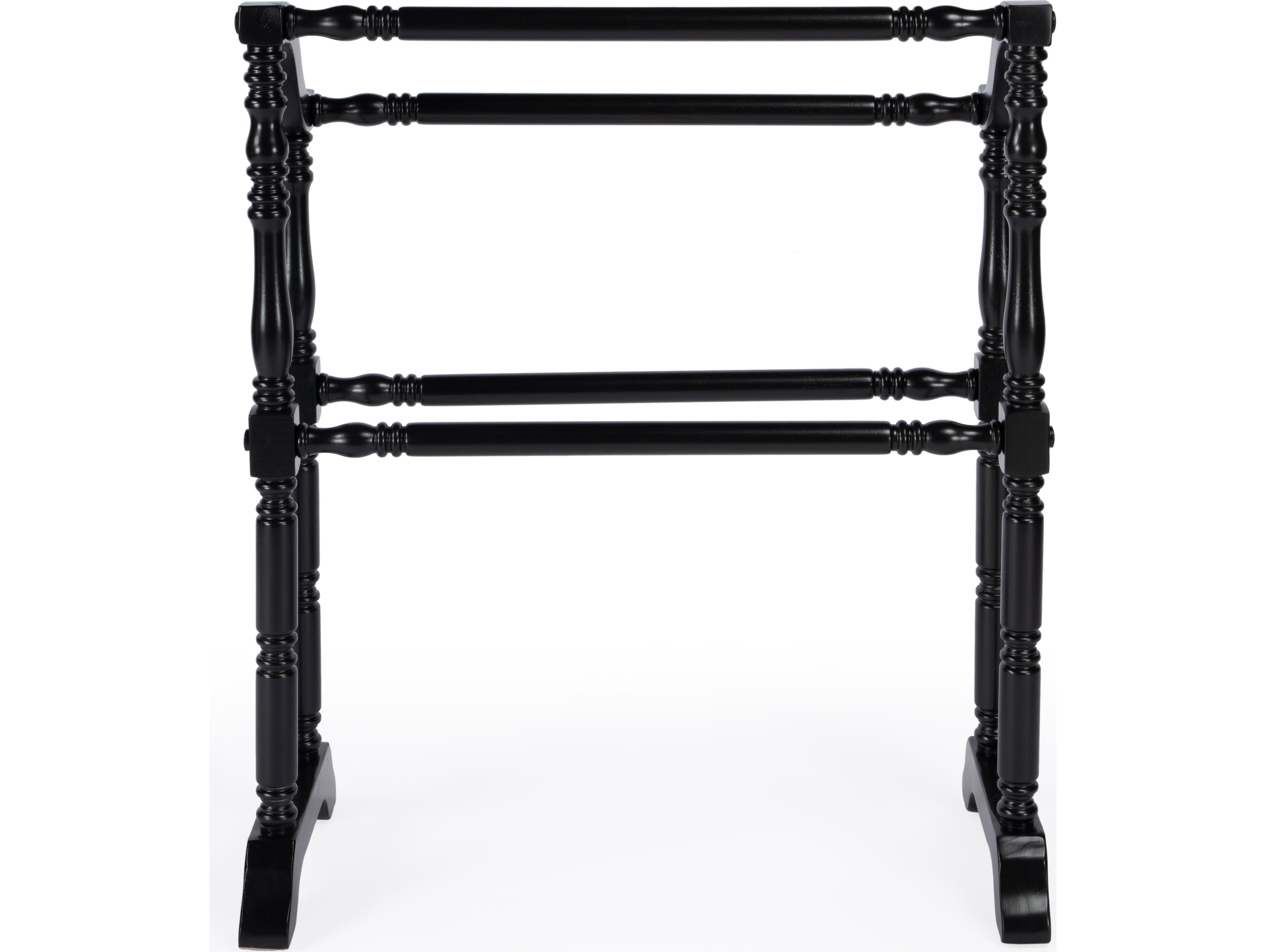 Butler Lillian Black Licorice Blanket Stand